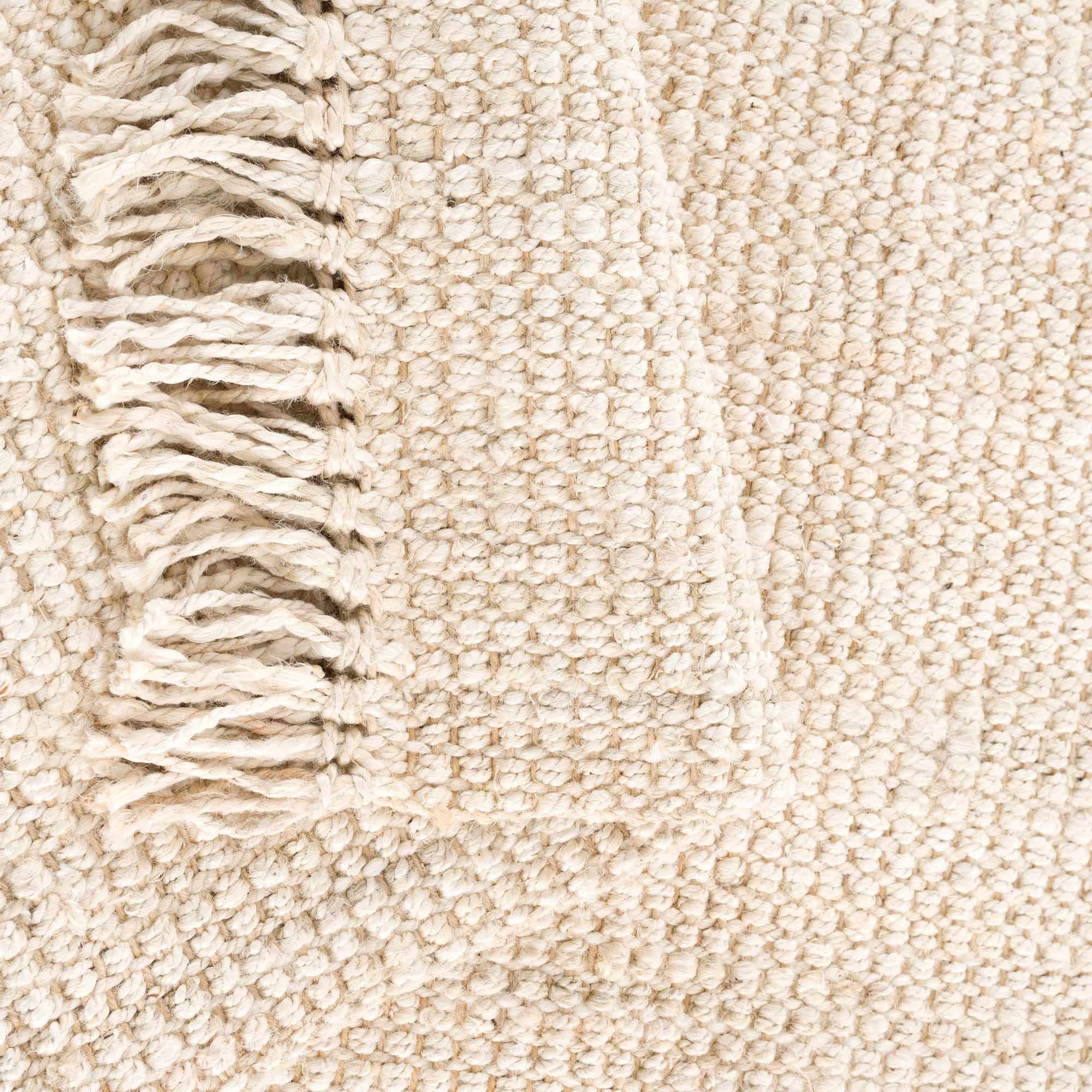 Senneterre Bleached Jute Rug - Decor Addict, LLC