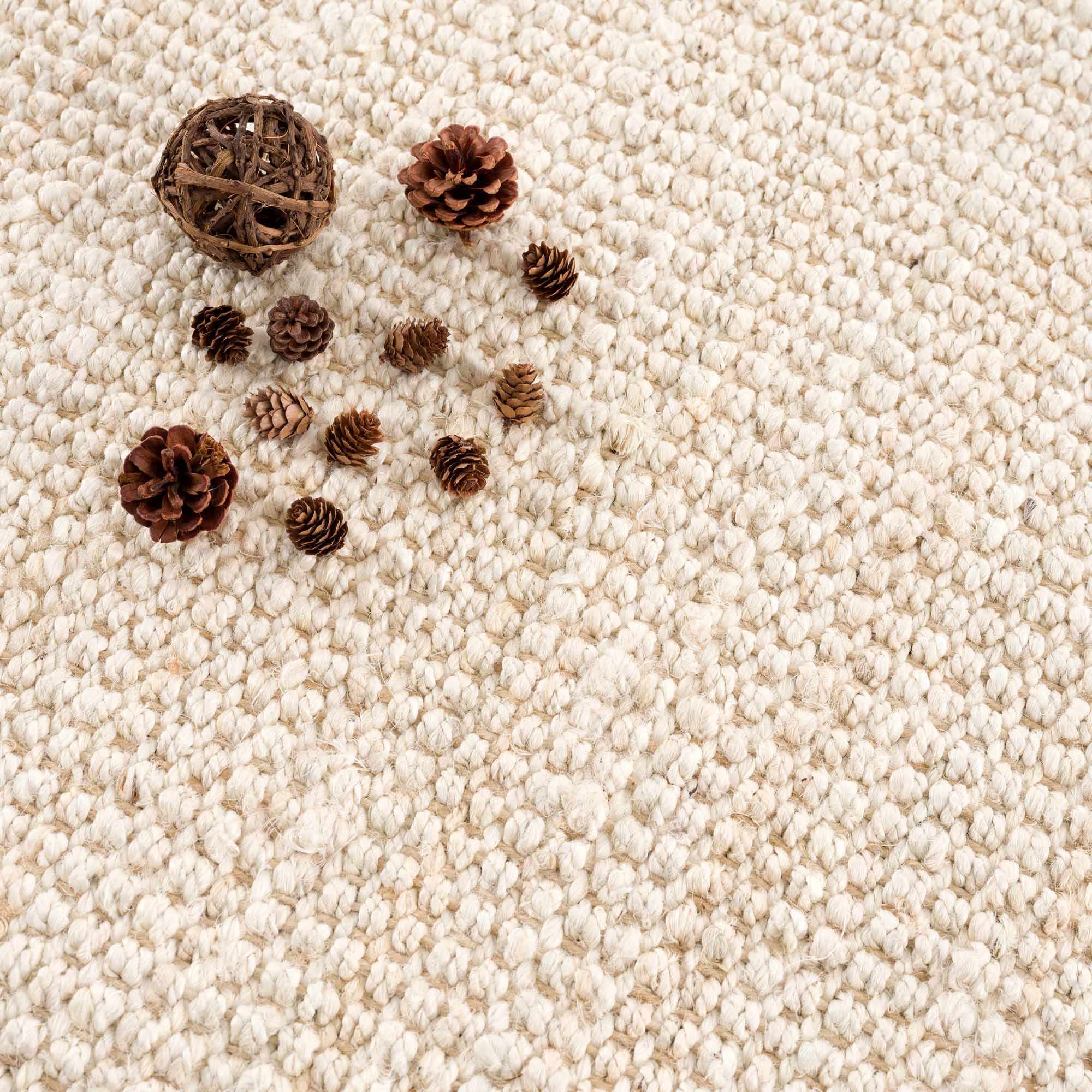 Senneterre Bleached Jute Rug - Decor Addict, LLC