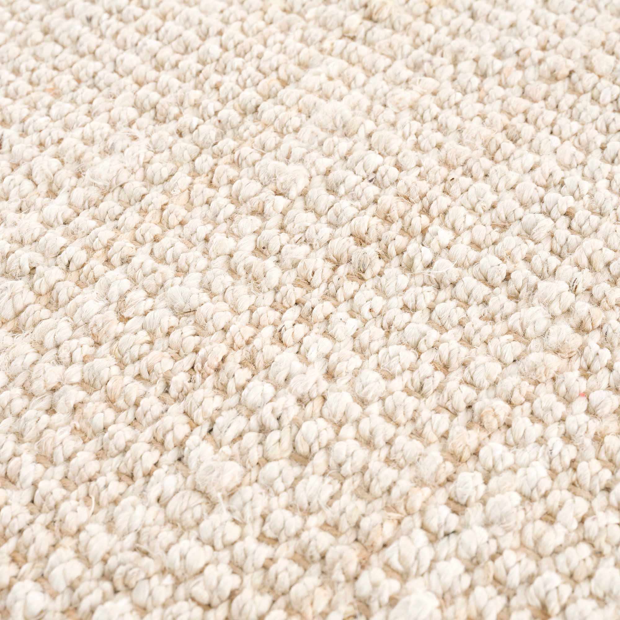 Senneterre Bleached Jute Rug - Decor Addict, LLC