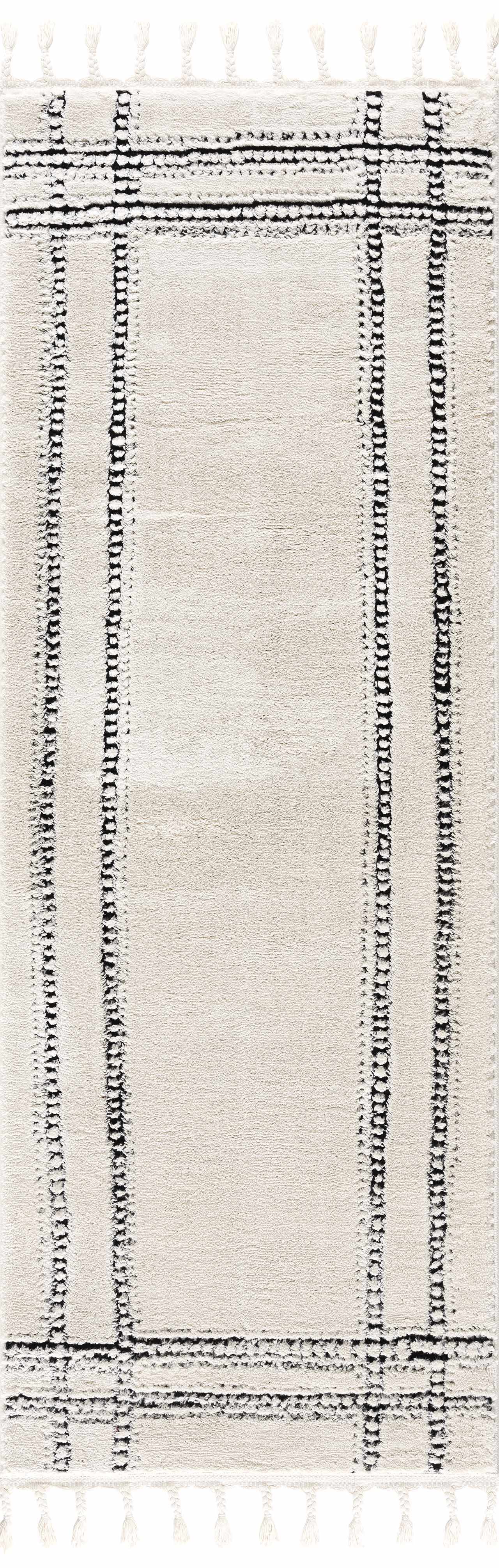 Ryuu Black & White Area Rug - Decor Addict, LLC