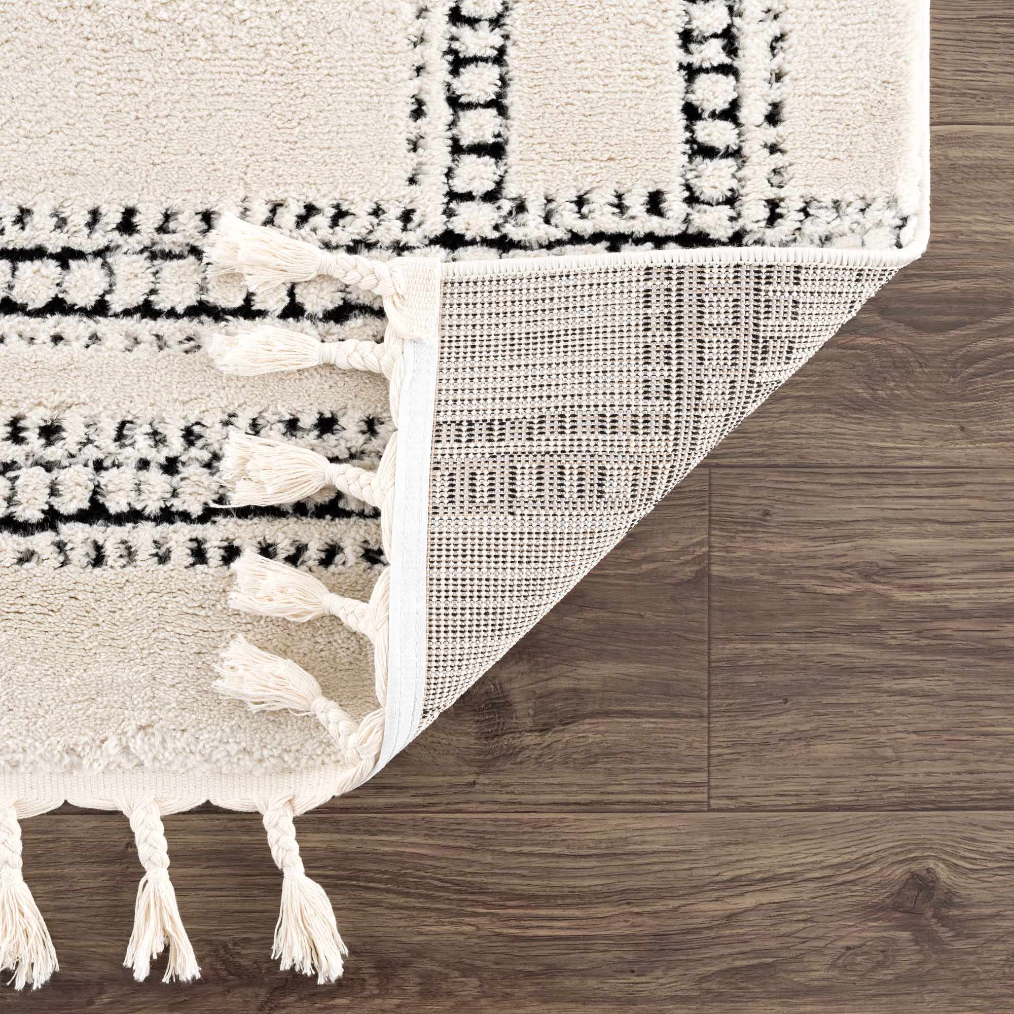 Ryuu Black & White Area Rug - Decor Addict, LLC