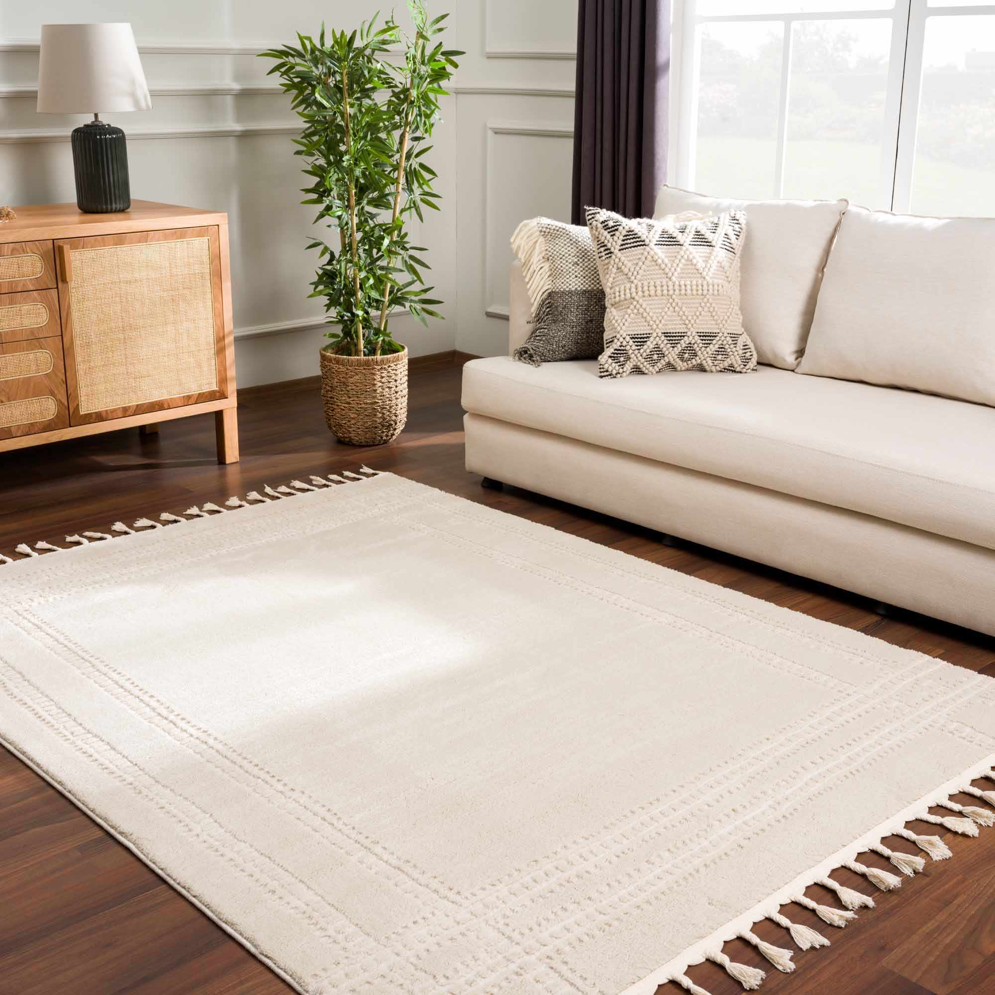 Ryuu Ivory Area Rug - Decor Addict, LLC