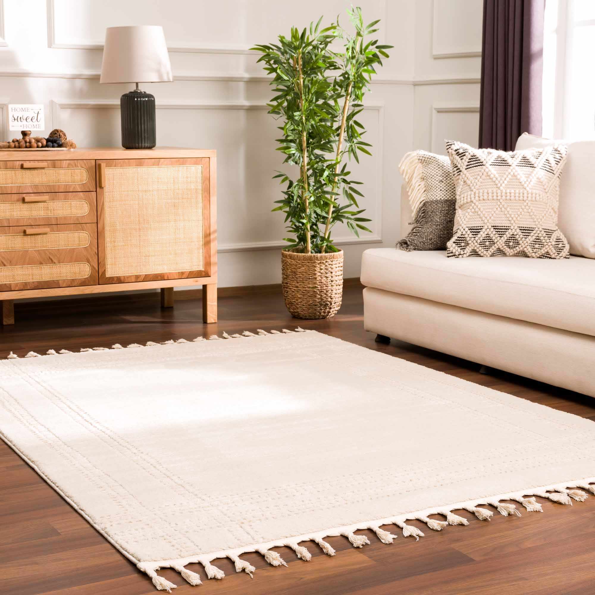 Ryuu Ivory Area Rug - Decor Addict, LLC