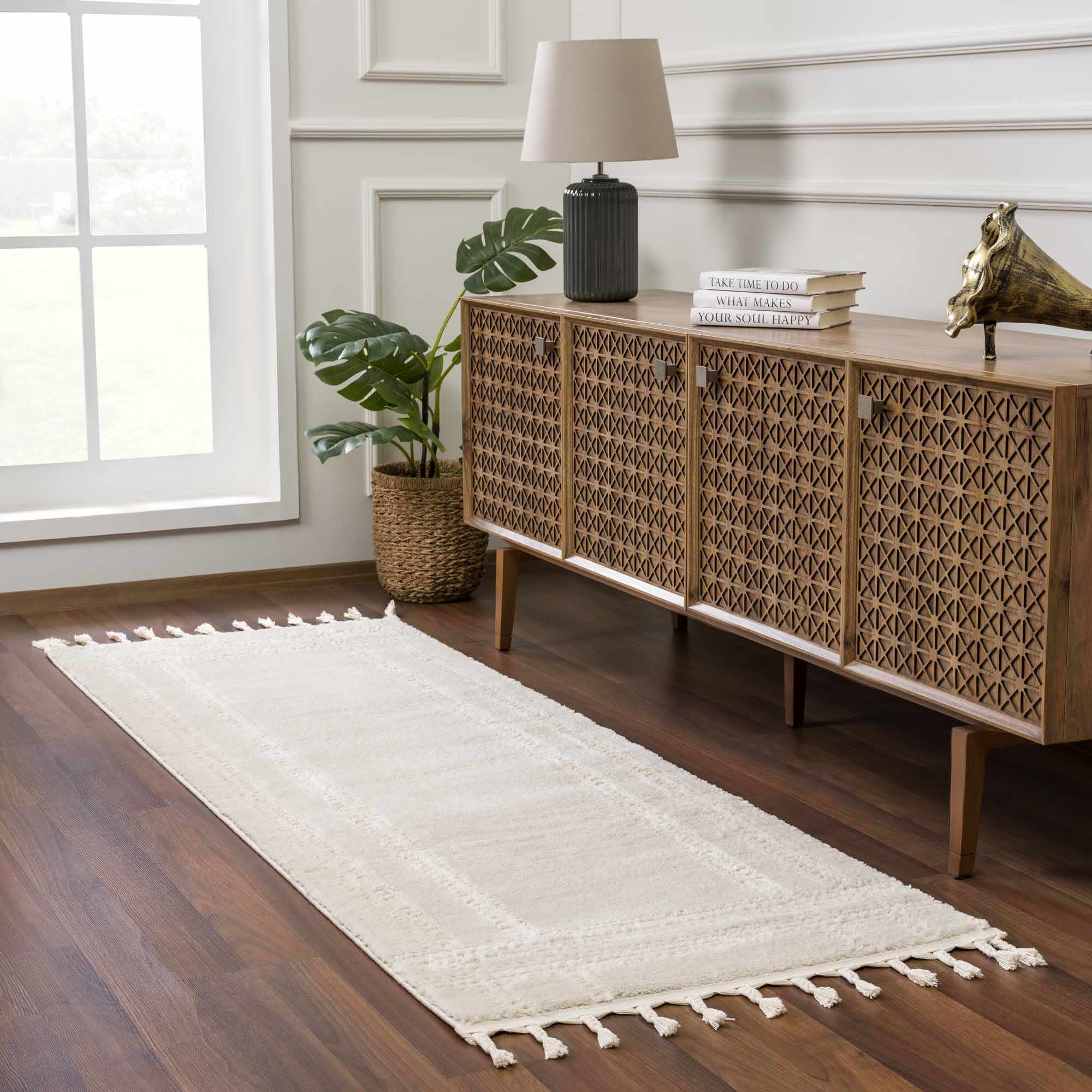 Ryuu Ivory Area Rug - Decor Addict, LLC