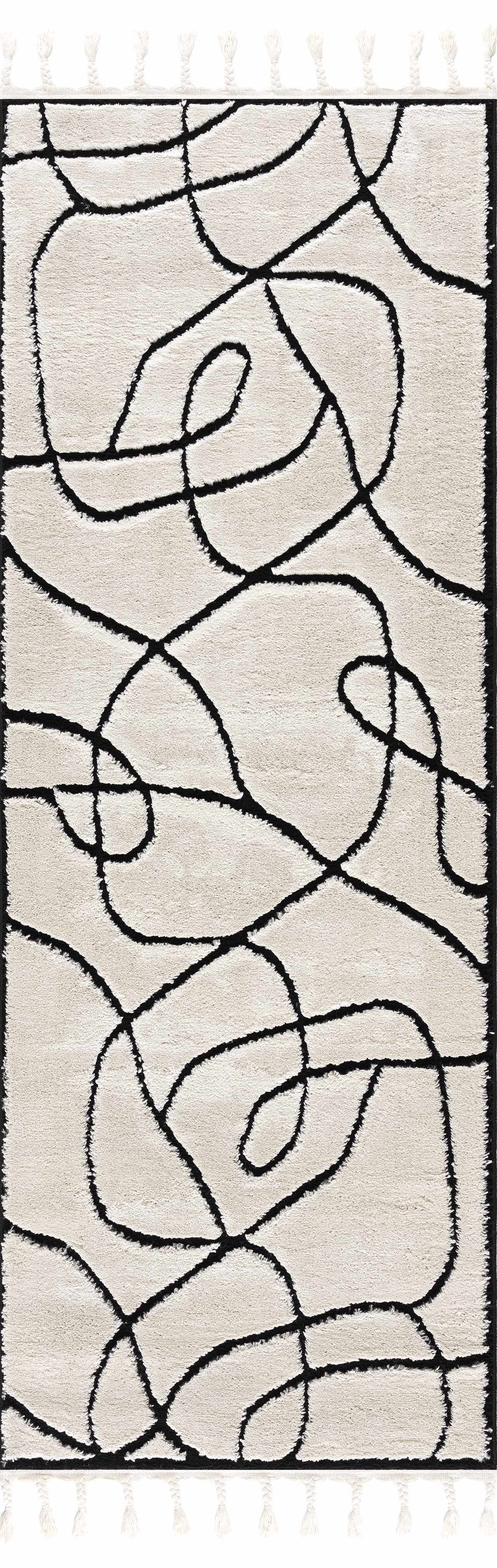 Azana Black & White Area Rug - Decor Addict, LLC