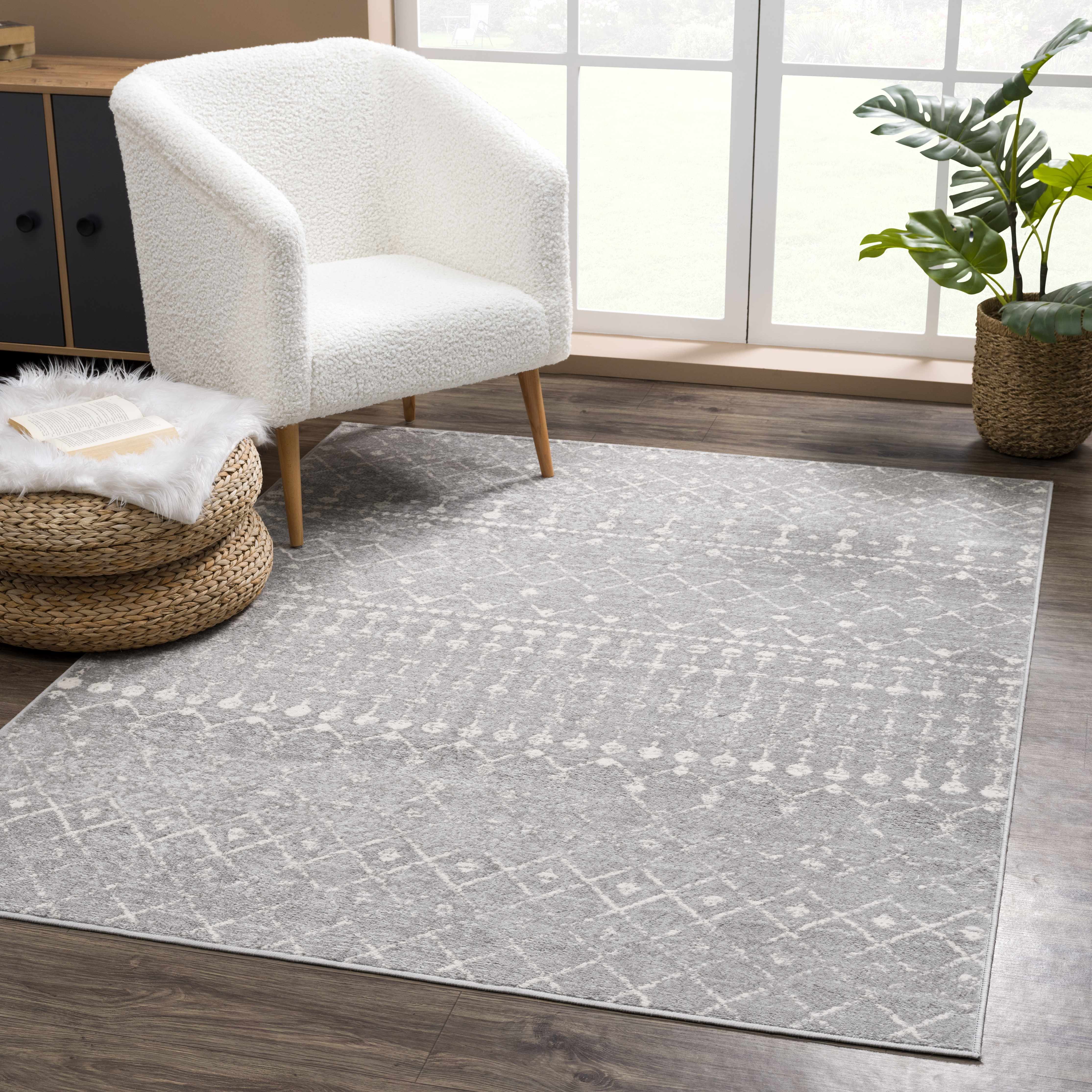 Tigrican Light Gray 2334 Area Rug - Decor Addict, LLC