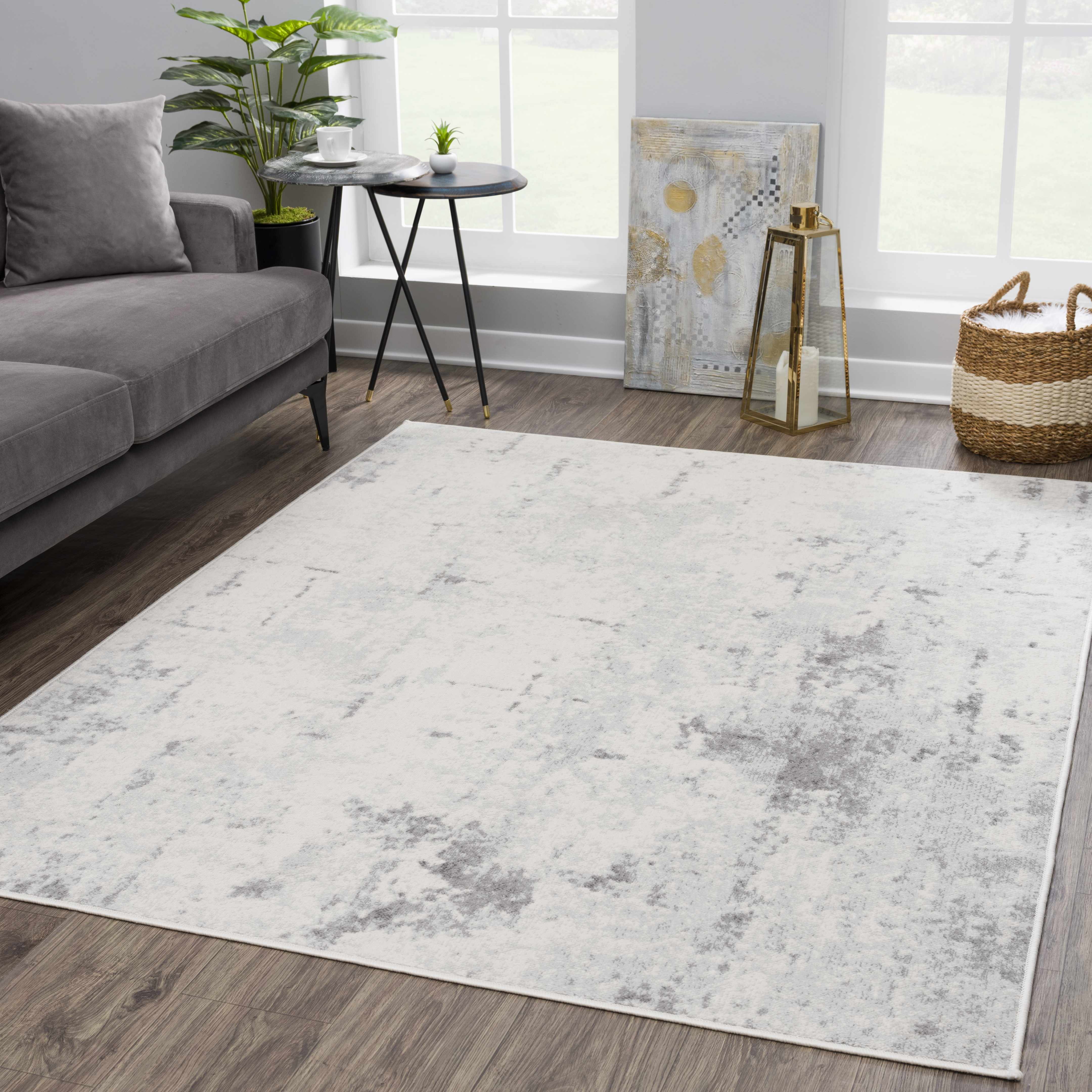 Tigrima Abstract Ivory 2319 Area Carpet - Decor Addict, LLC