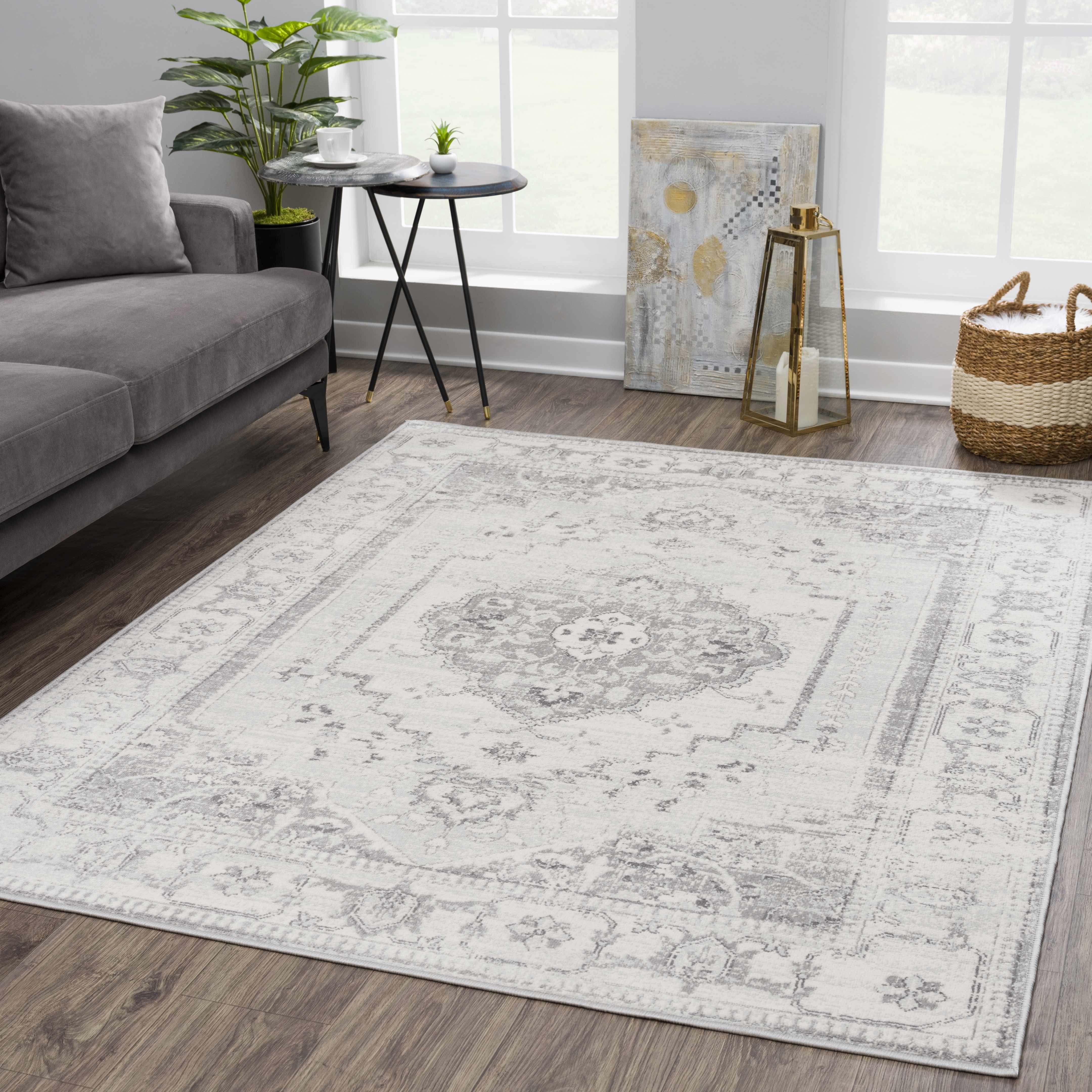 Tigried Ivory & Gray 2315 Area Rug - Decor Addict, LLC