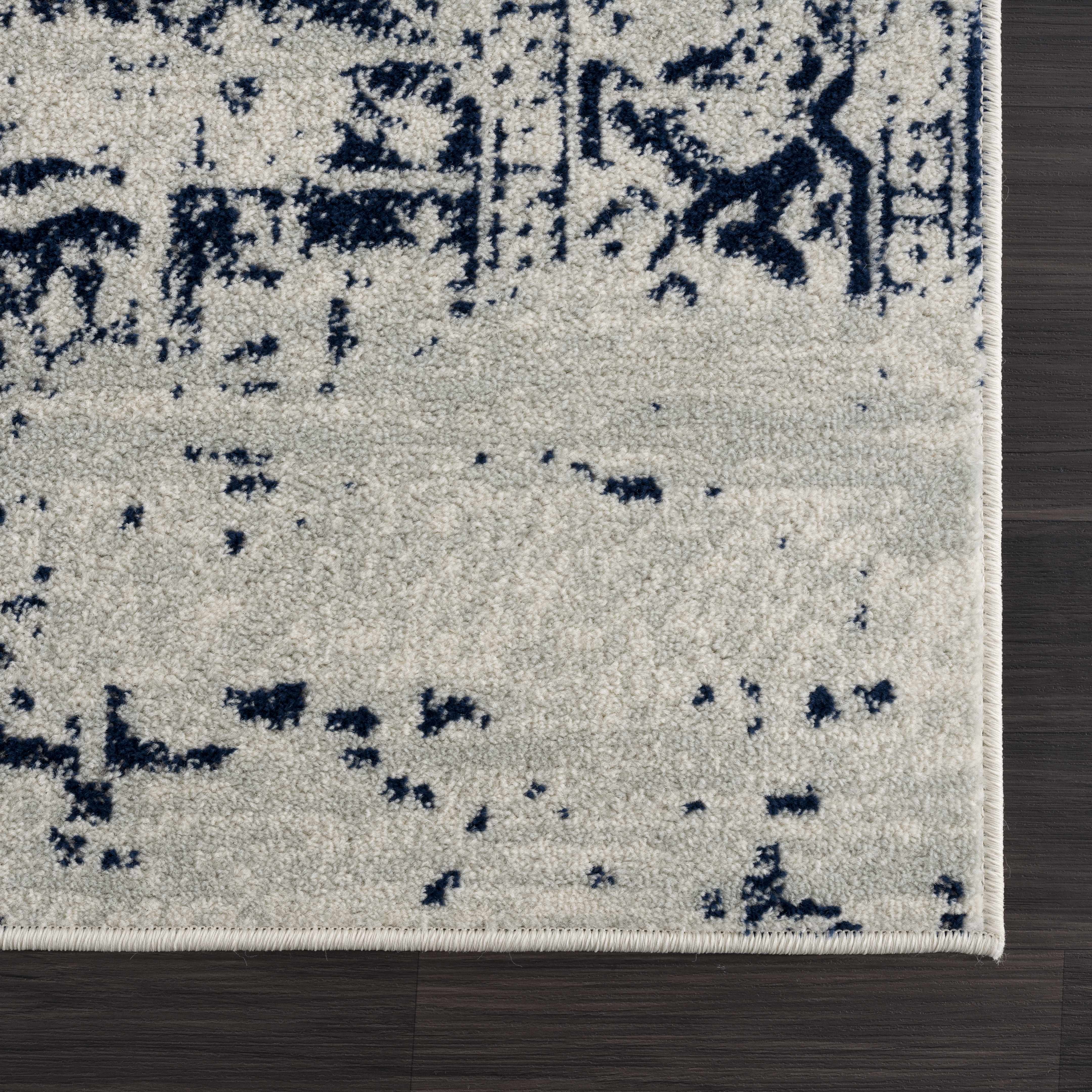 Rachel Navy Area Rug - Decor Addict, LLC