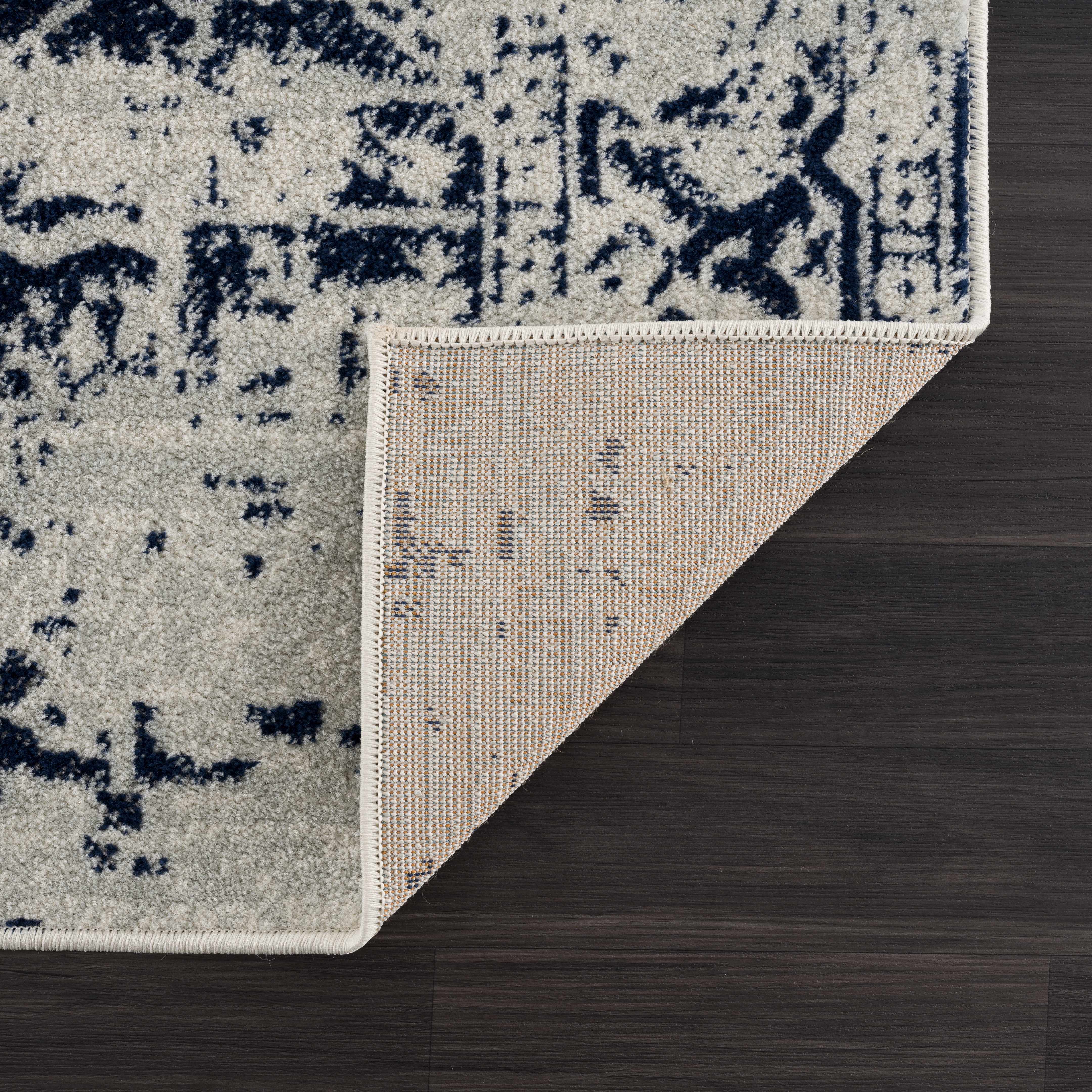 Rachel Navy Area Rug - Decor Addict, LLC