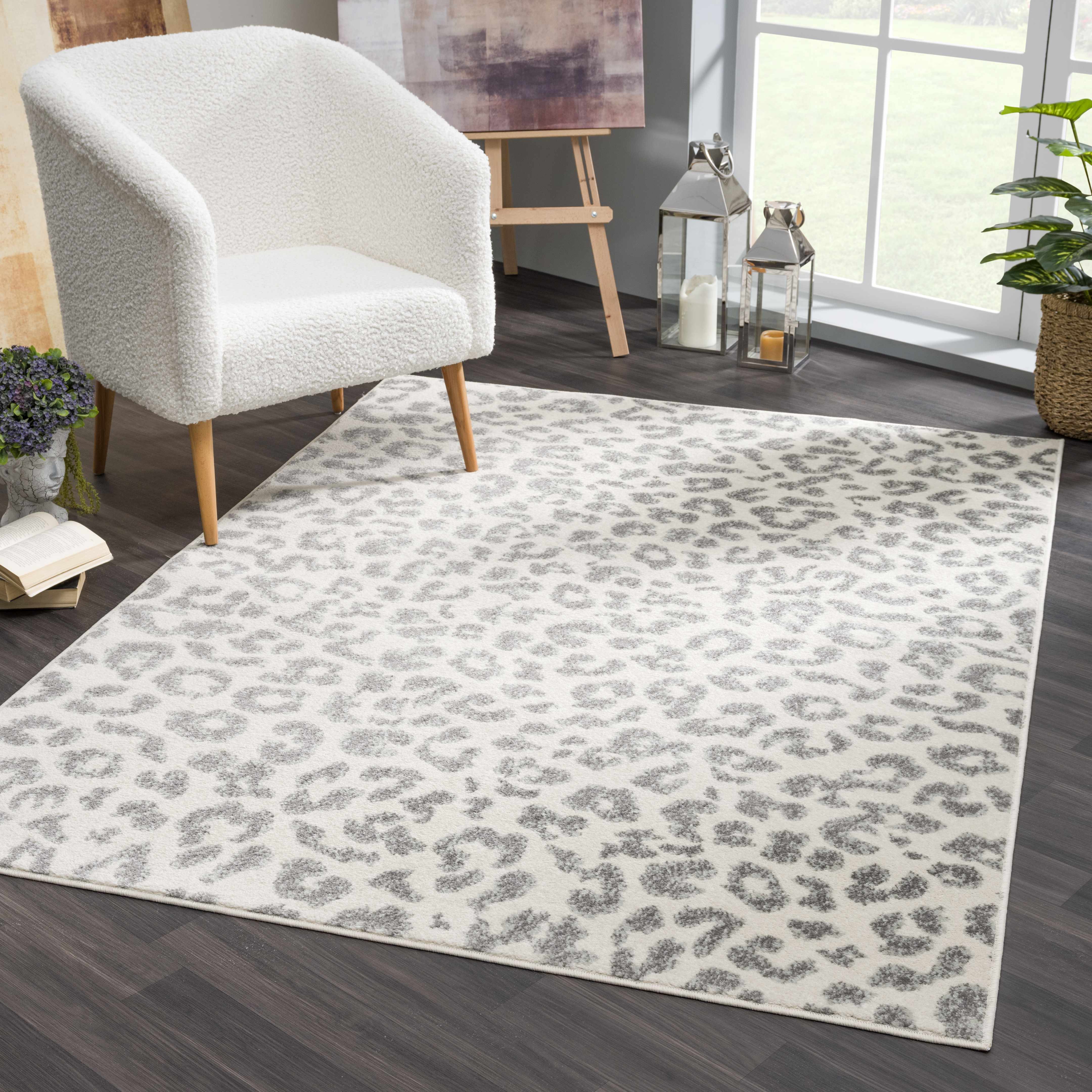 Marash Leopard Print KMRSH-4612 Area Rug - Decor Addict, LLC