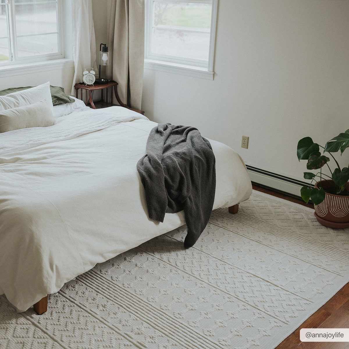 Drago White Washable Area Rug - Decor Addict, LLC