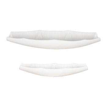 S/2 15/20" SALZBURG WHITE BOWLS - Decor Addict, LLC