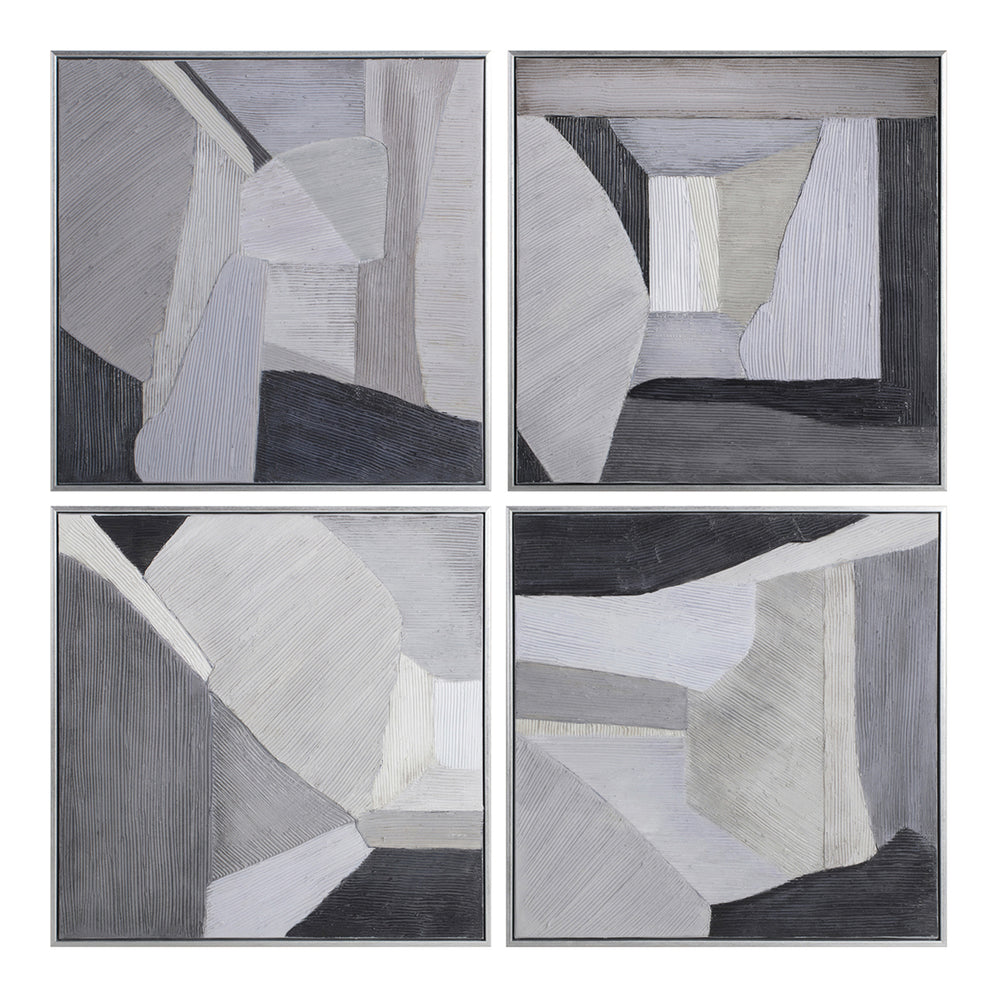 20X20 Triana Hand painted abstract Wall Art - Decor Addict, LLC