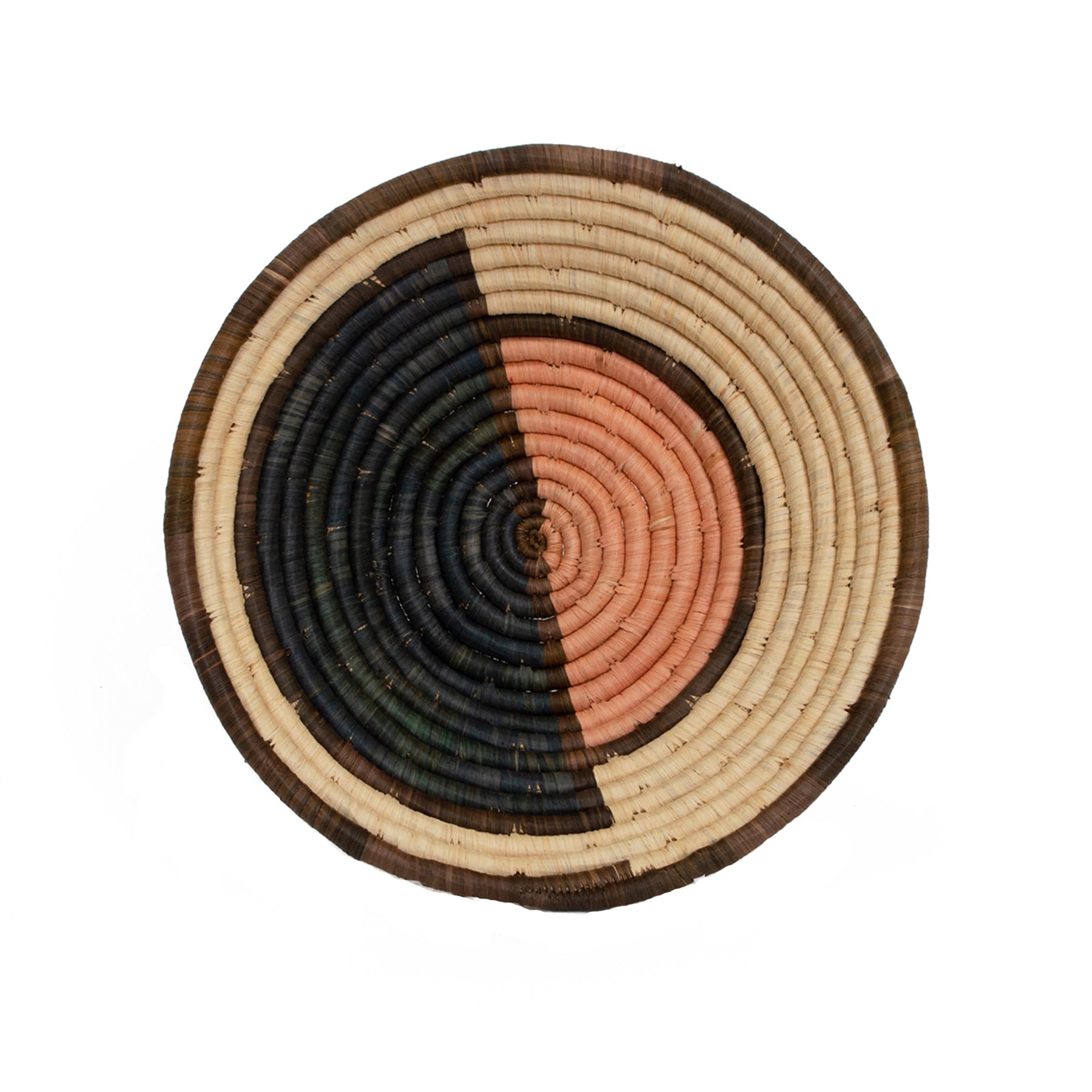 10" Medium Peach Soleil Round Basket - Decor Addict, LLC