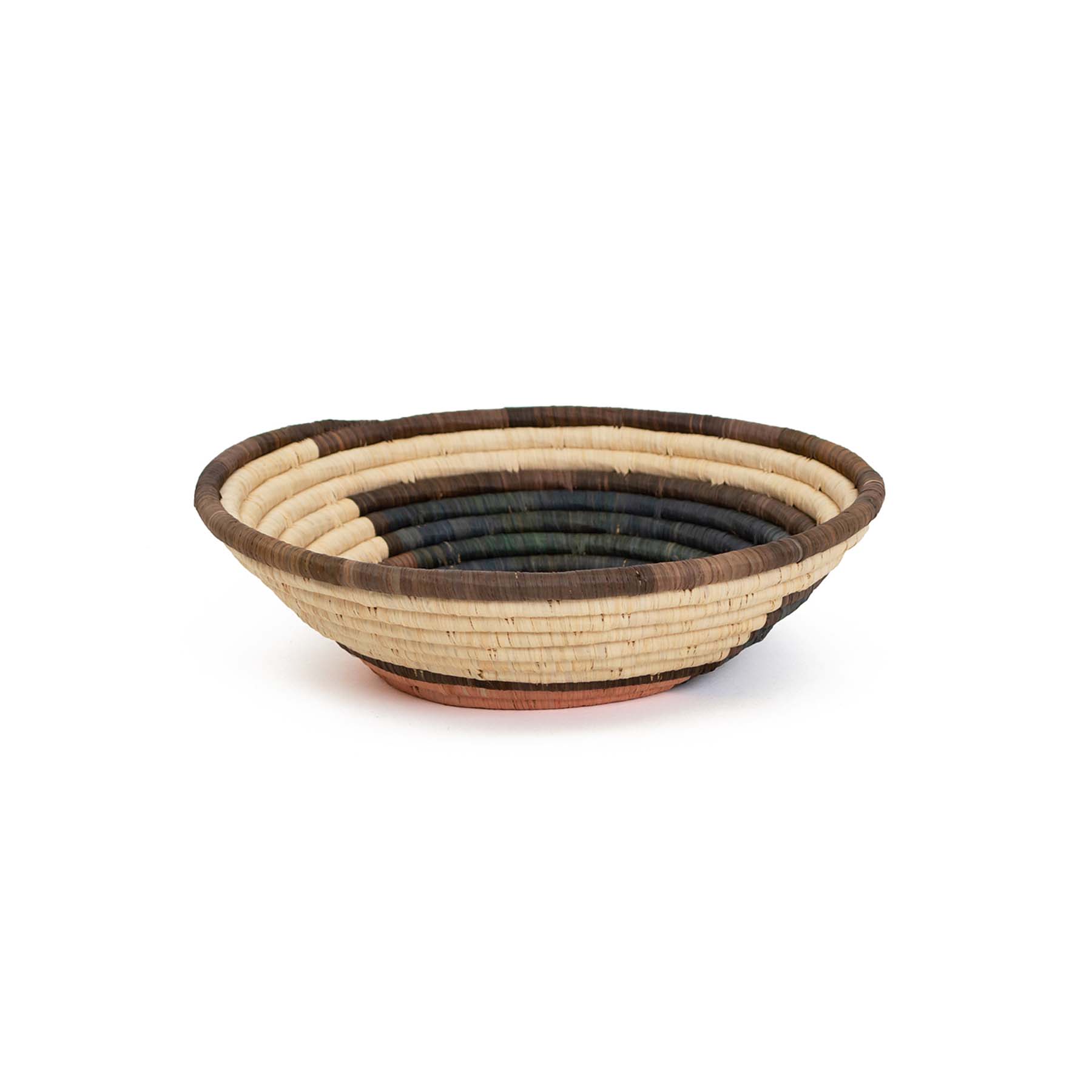 10" Medium Peach Soleil Round Basket - Decor Addict, LLC