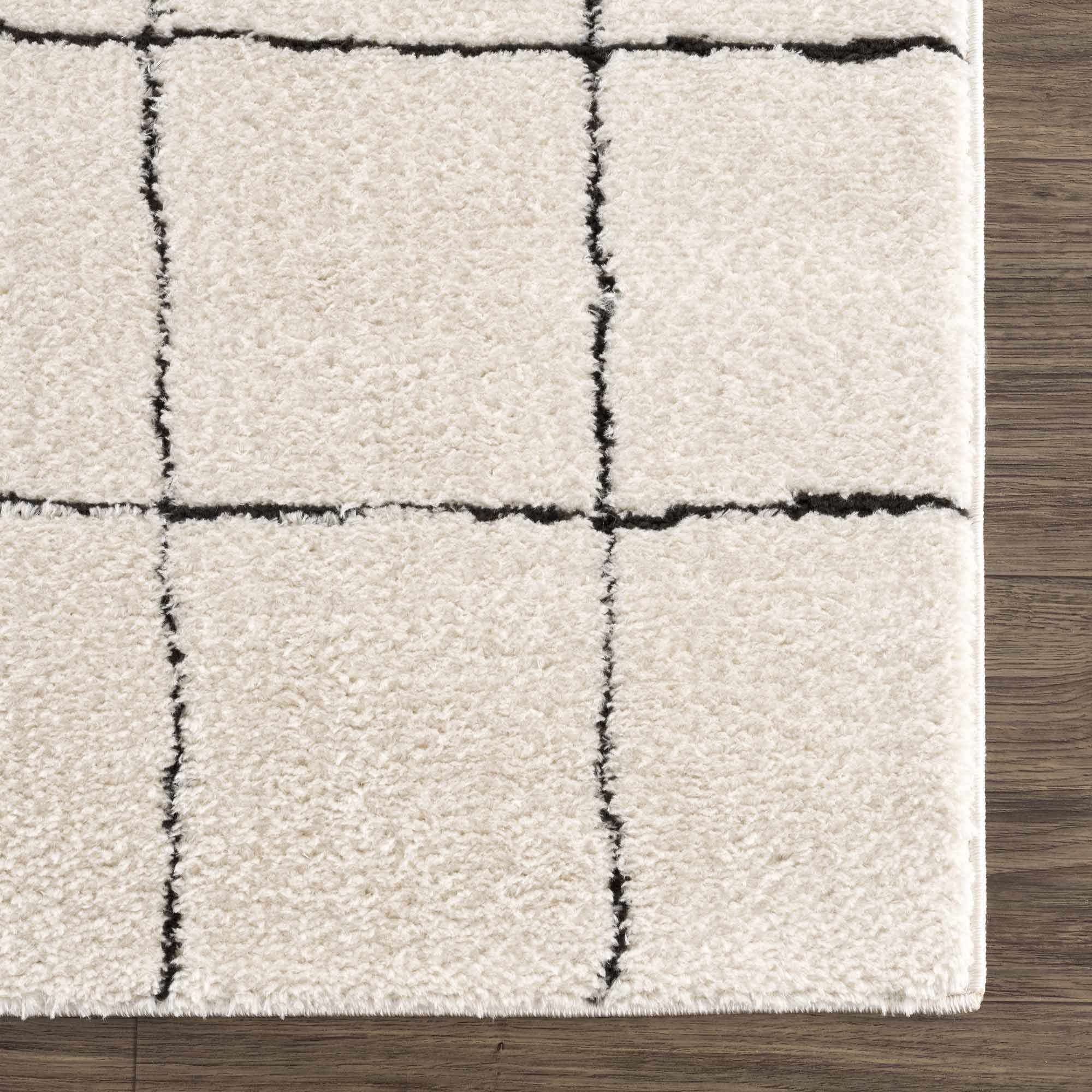 Keanu Black & White Gambit Rug - Decor Addict, LLC