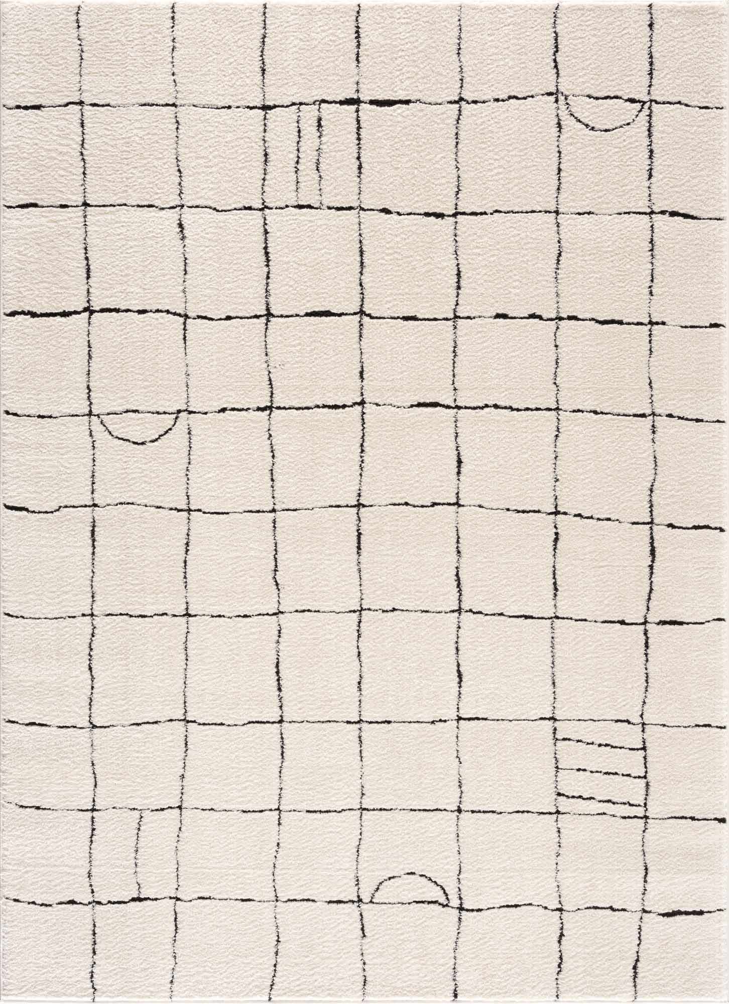 Keanu Black & White Gambit Rug - Decor Addict, LLC