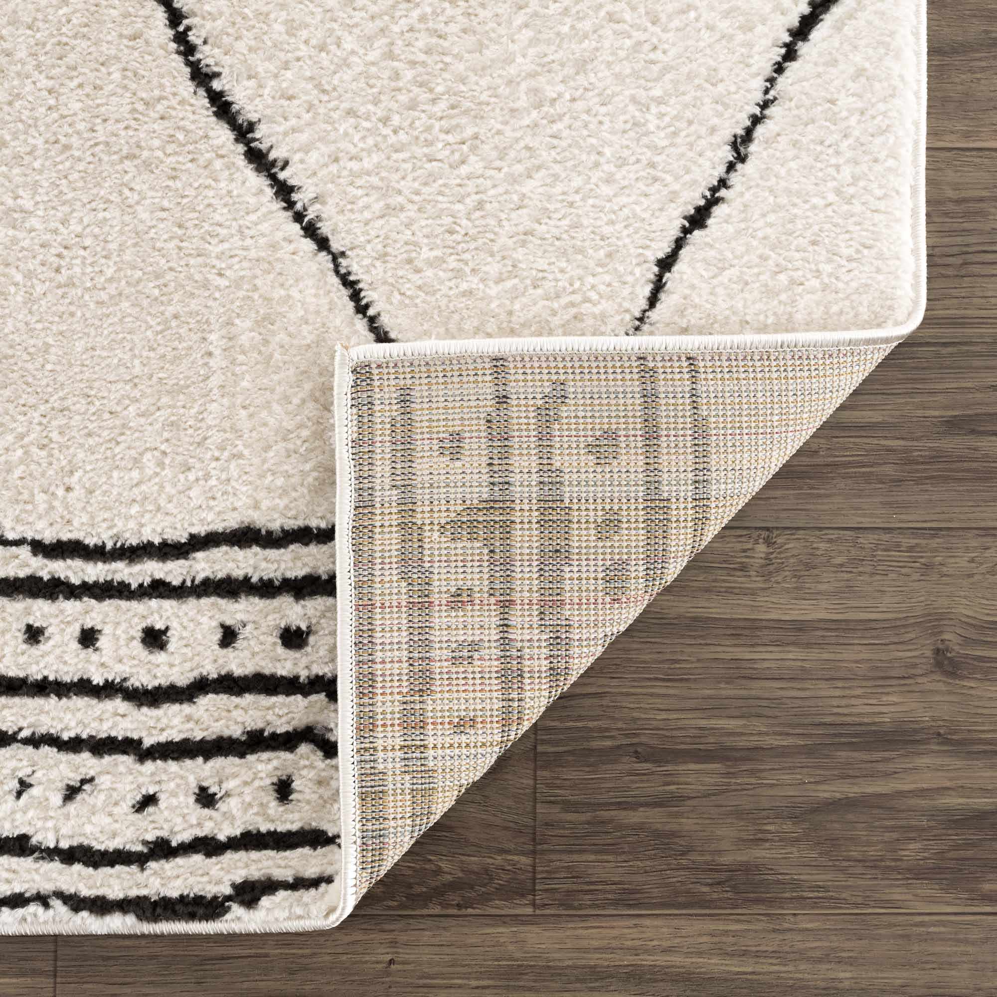 Keone Black & White Area Rug - Decor Addict, LLC