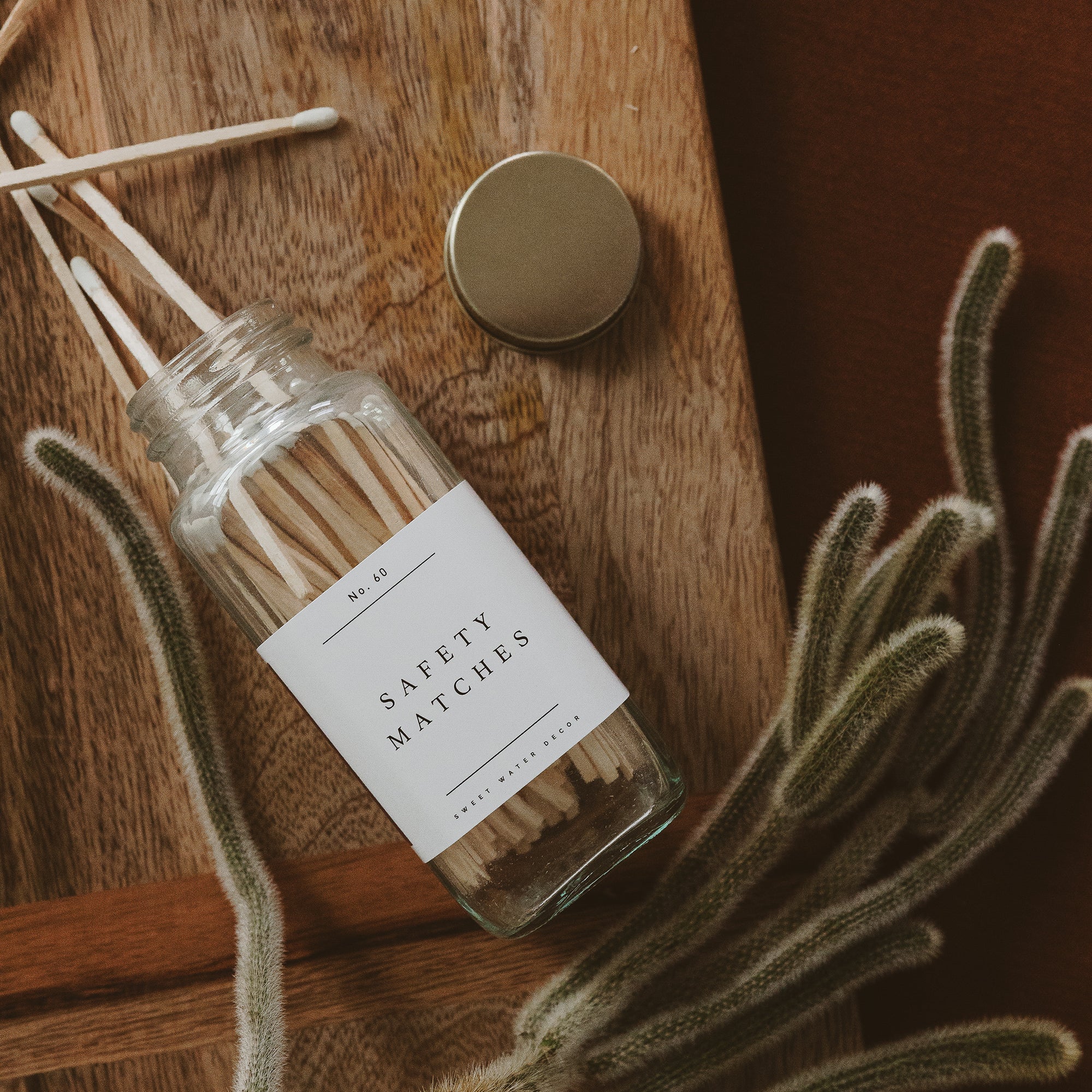 White Tip Safety Matches - 60 Count, 3.75" - Decor Addict, LLC