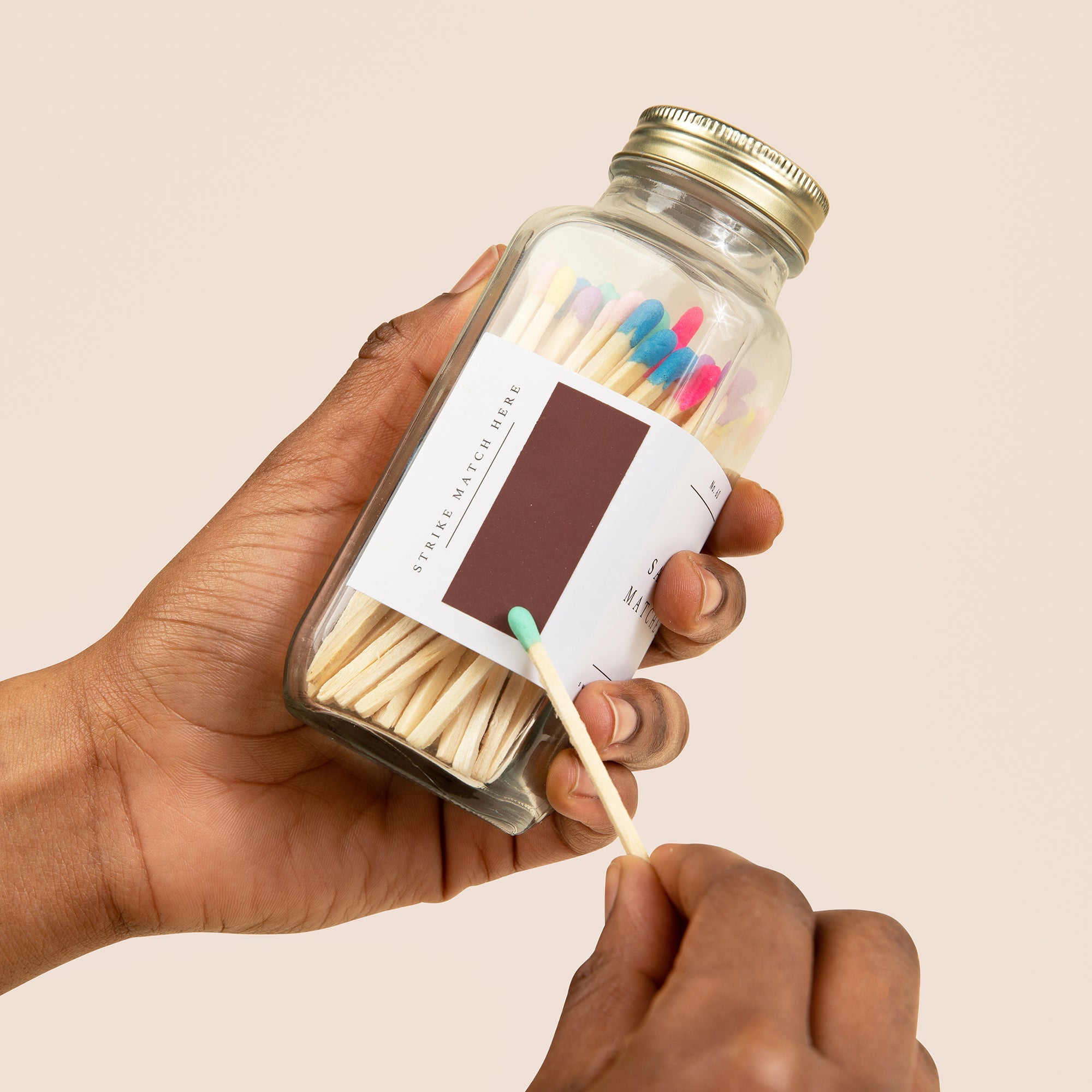 Multicolor Rainbow Safety Matches - 60 Count, 3.75" - Decor Addict, LLC