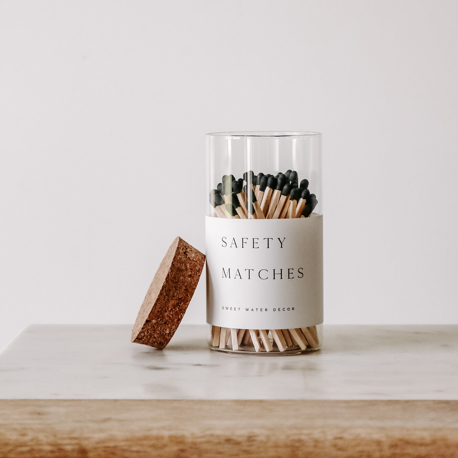 Black Tip Medium Hearth Matches - 100 Count, 4" - Decor Addict, LLC