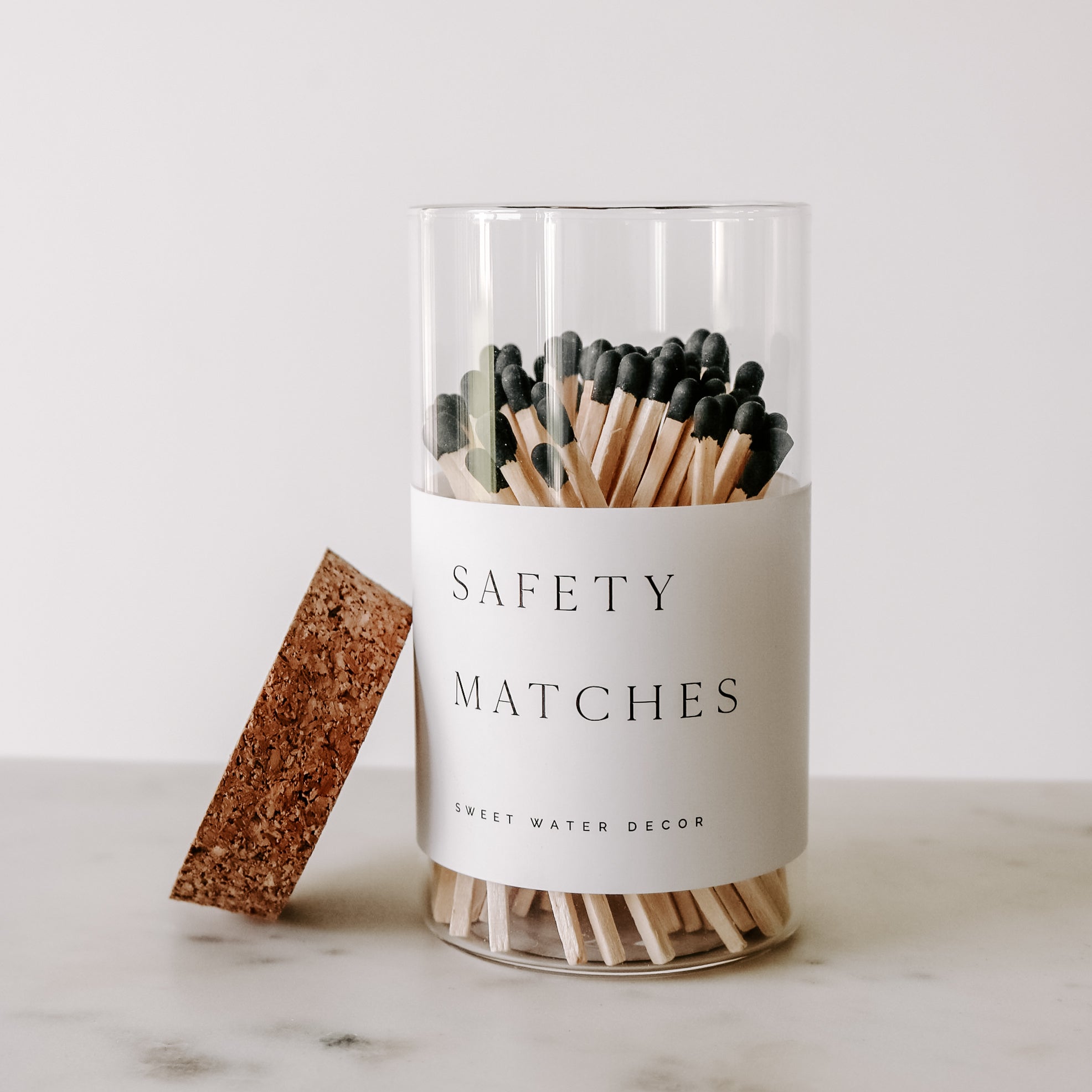 Black Tip Medium Hearth Matches - 100 Count, 4" - Decor Addict, LLC