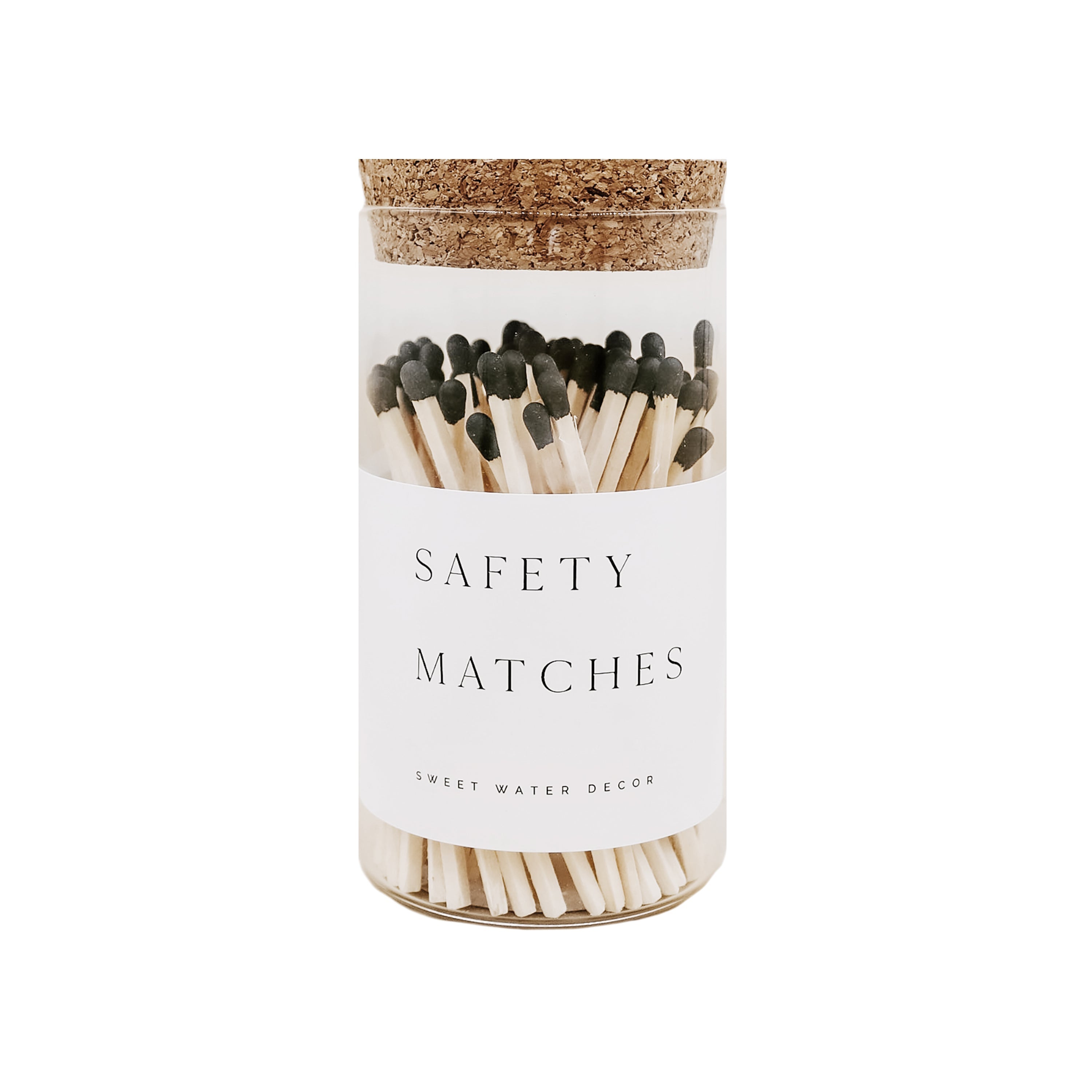 Black Tip Medium Hearth Matches - 100 Count, 4" - Decor Addict, LLC
