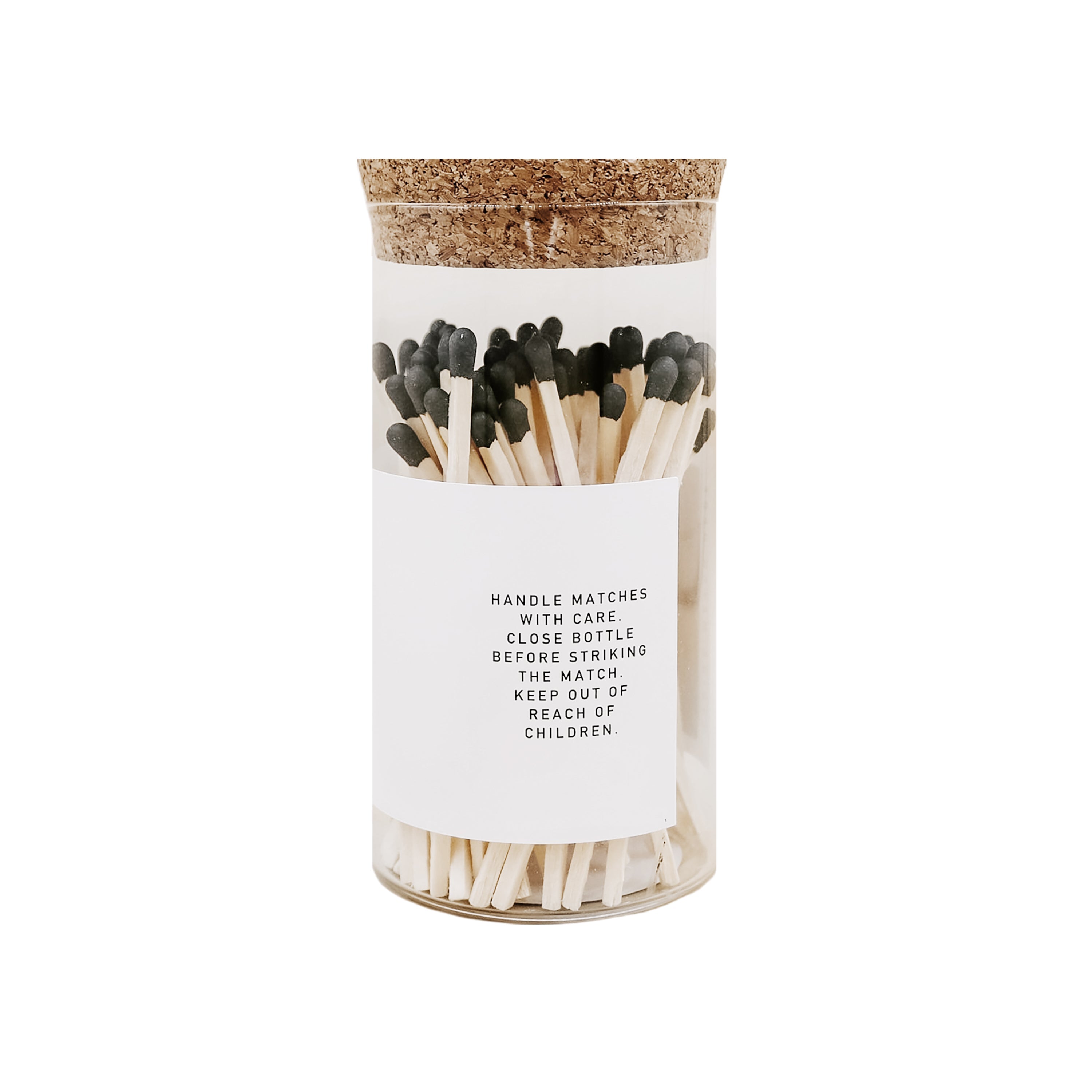 Black Tip Medium Hearth Matches - 100 Count, 4" - Decor Addict, LLC