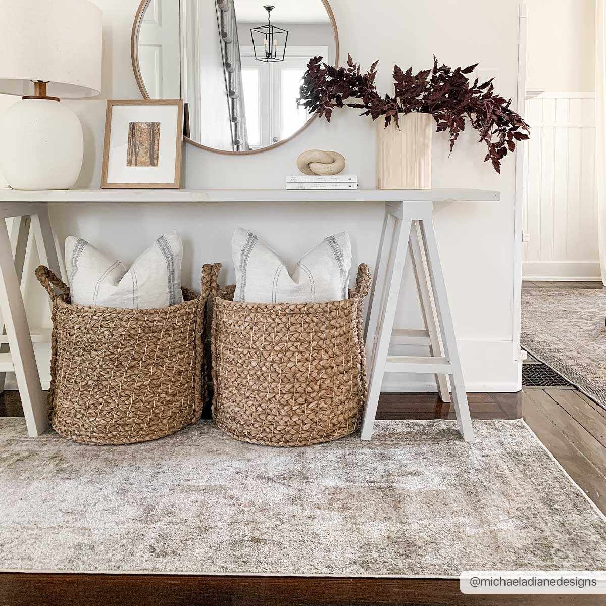 Gael Cream Washable Area Rug - Decor Addict, LLC