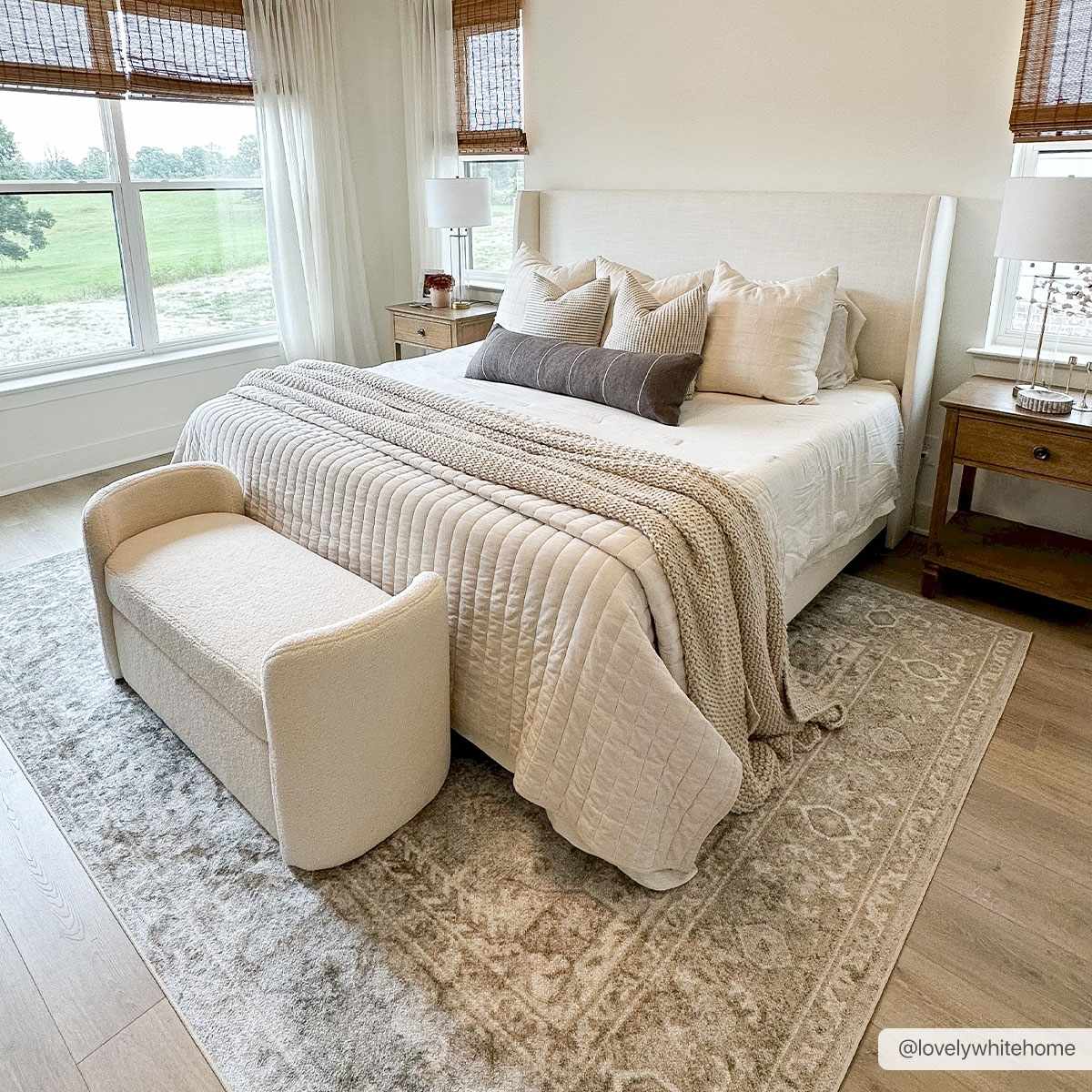 Gael Cream Washable Area Rug - Decor Addict, LLC