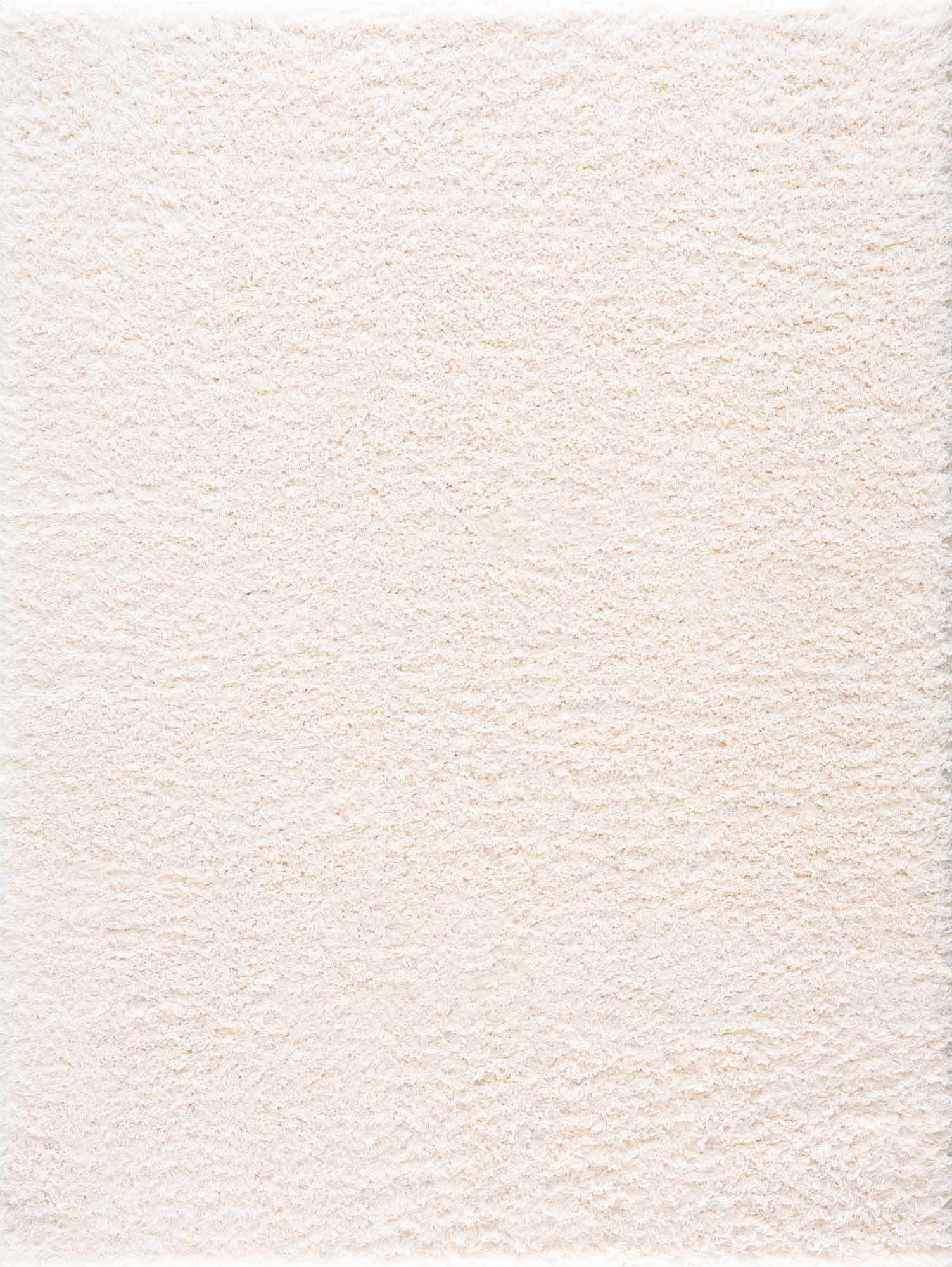 Faina Solid Cream Shag Rug Washable - Decor Addict, LLC