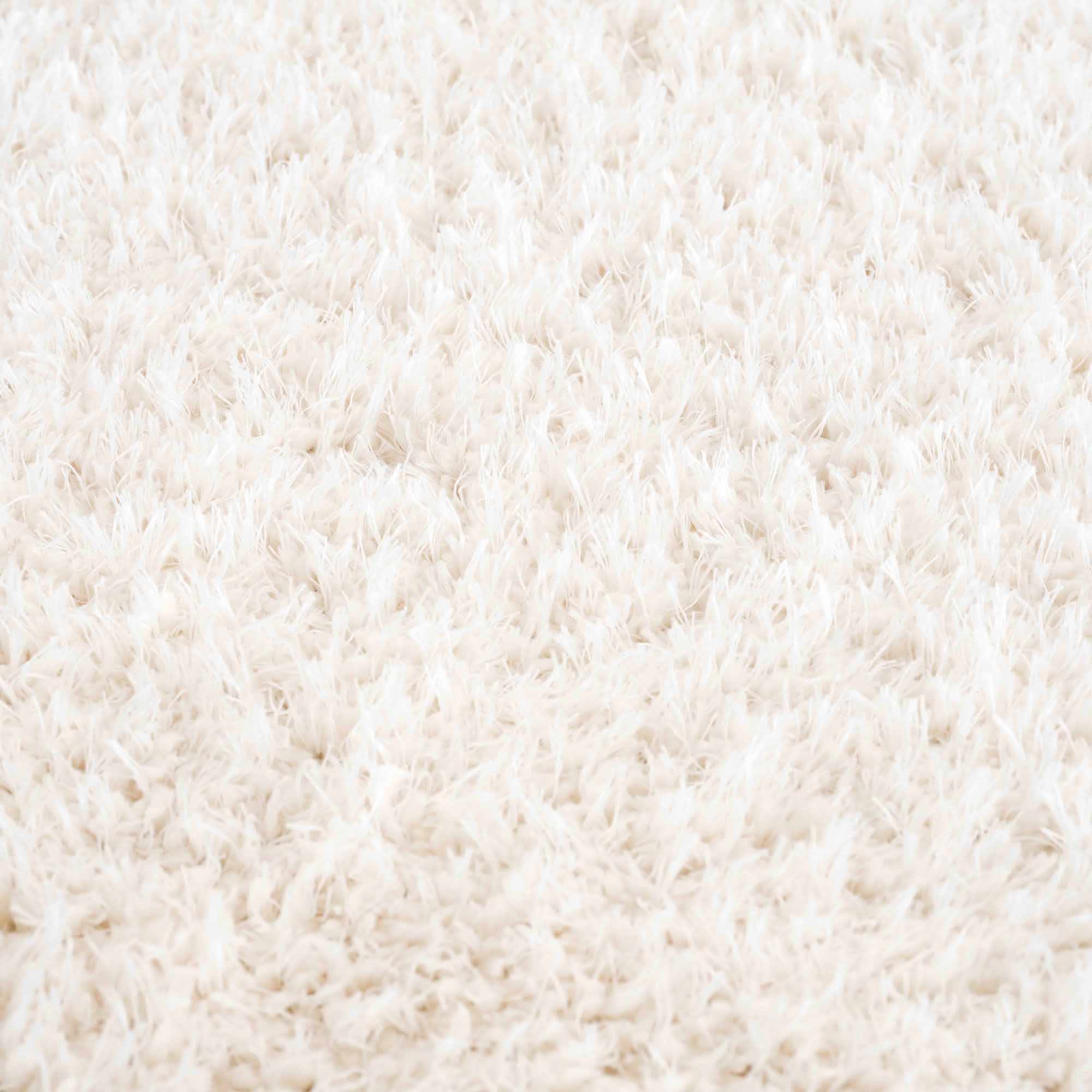 Faina Solid Cream Shag Rug Washable - Decor Addict, LLC