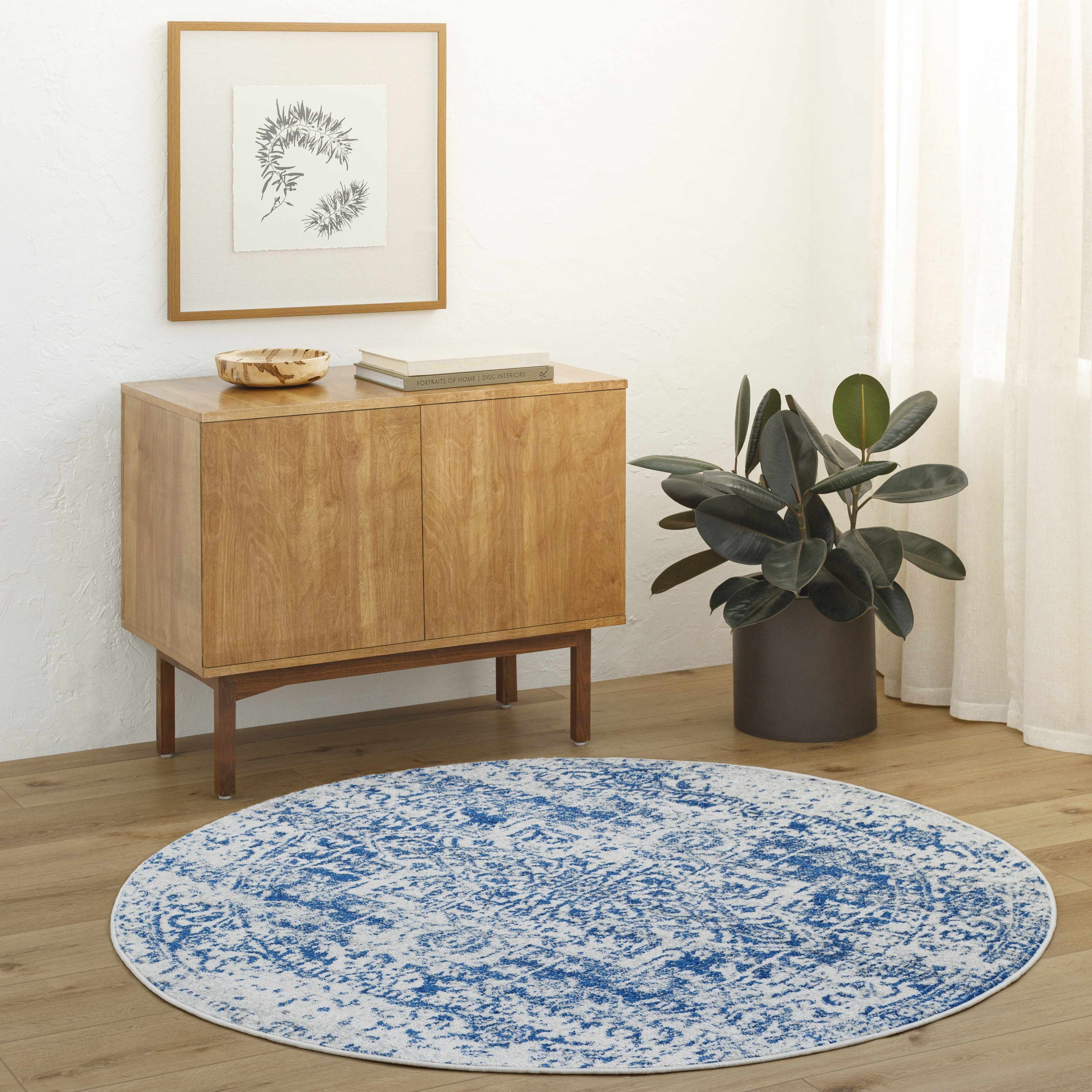 Rachel Navy Area Rug - Decor Addict, LLC