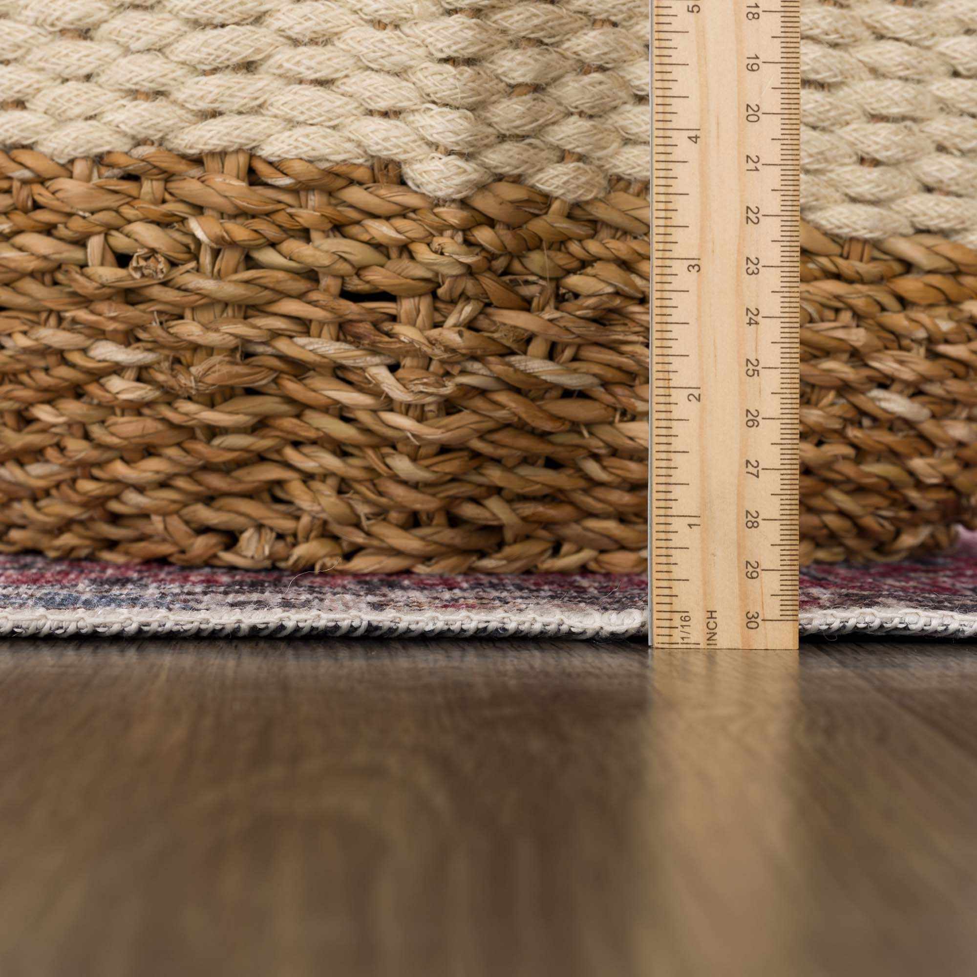 Burgundy Holi-2303 Washable Area Rug - Decor Addict, LLC