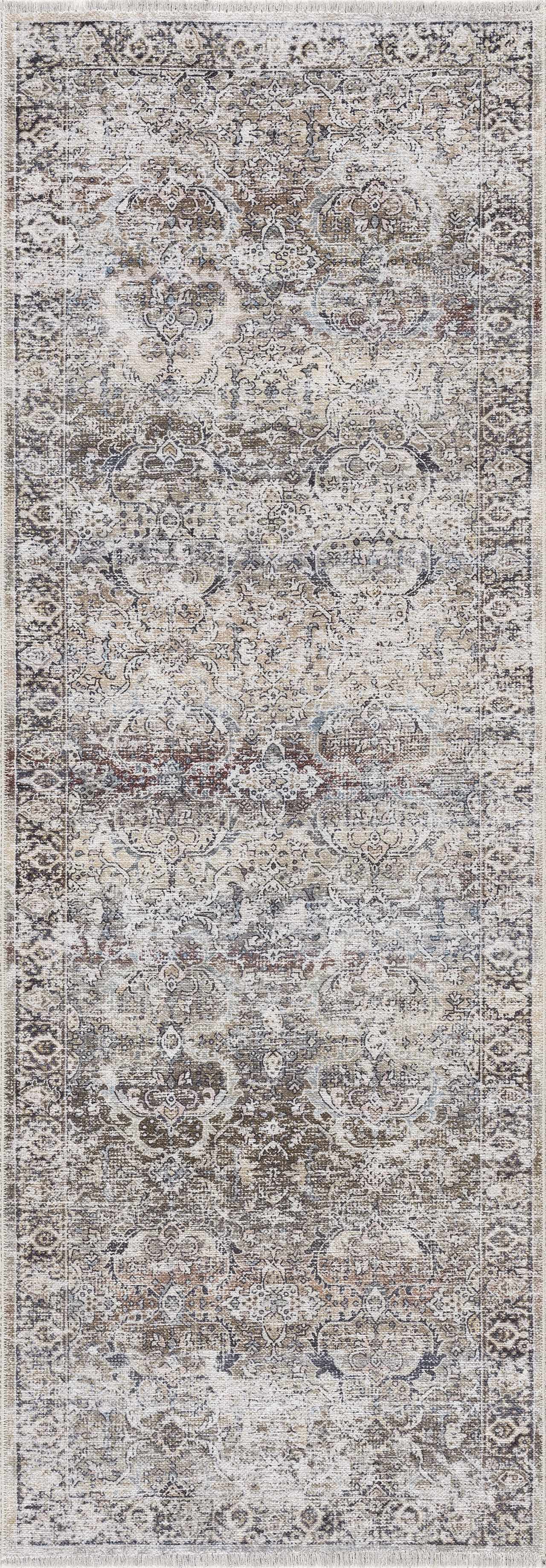 Olive Holi-2304 Washable Area Rug - Decor Addict, LLC