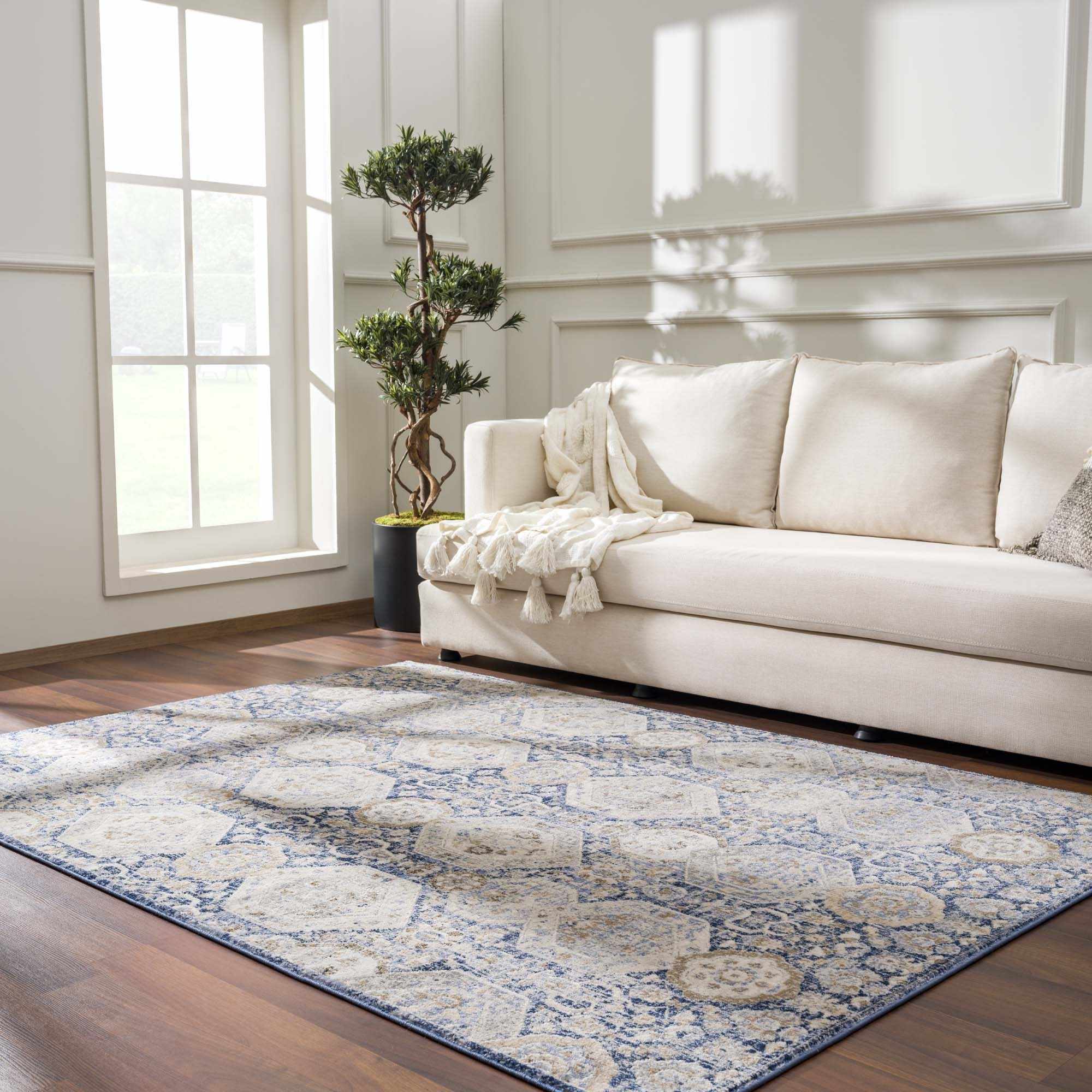 Parkerfield Blue Area Rug - Decor Addict, LLC