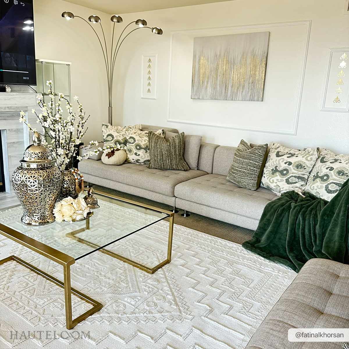 Alya White Fringe Rug - Decor Addict, LLC