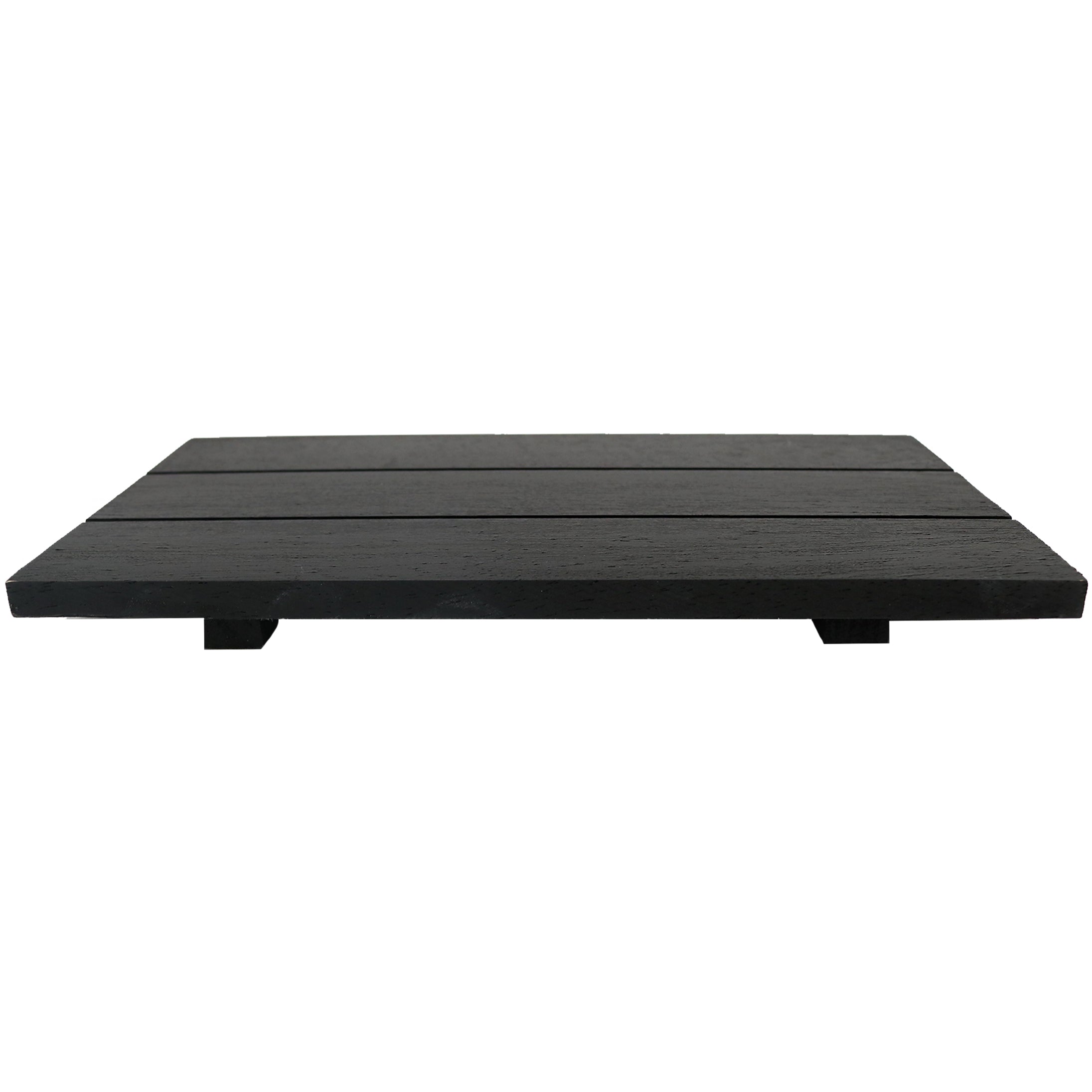 Black Rectangular Wood Tray - Decor Addict, LLC