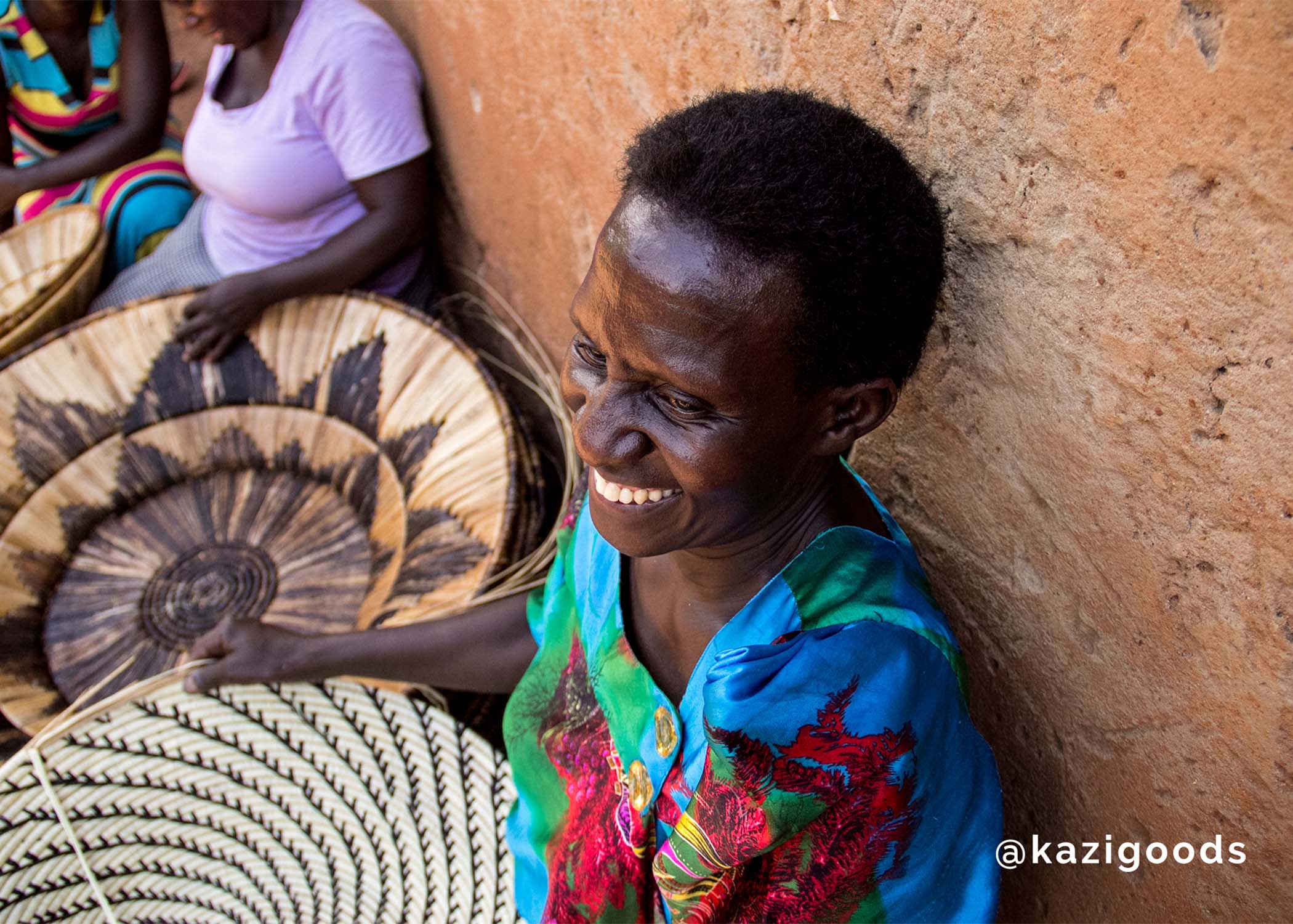 32" Jumbo Lilac & Neutrals Tabia Woven Wall Art Plate - Decor Addict, LLC