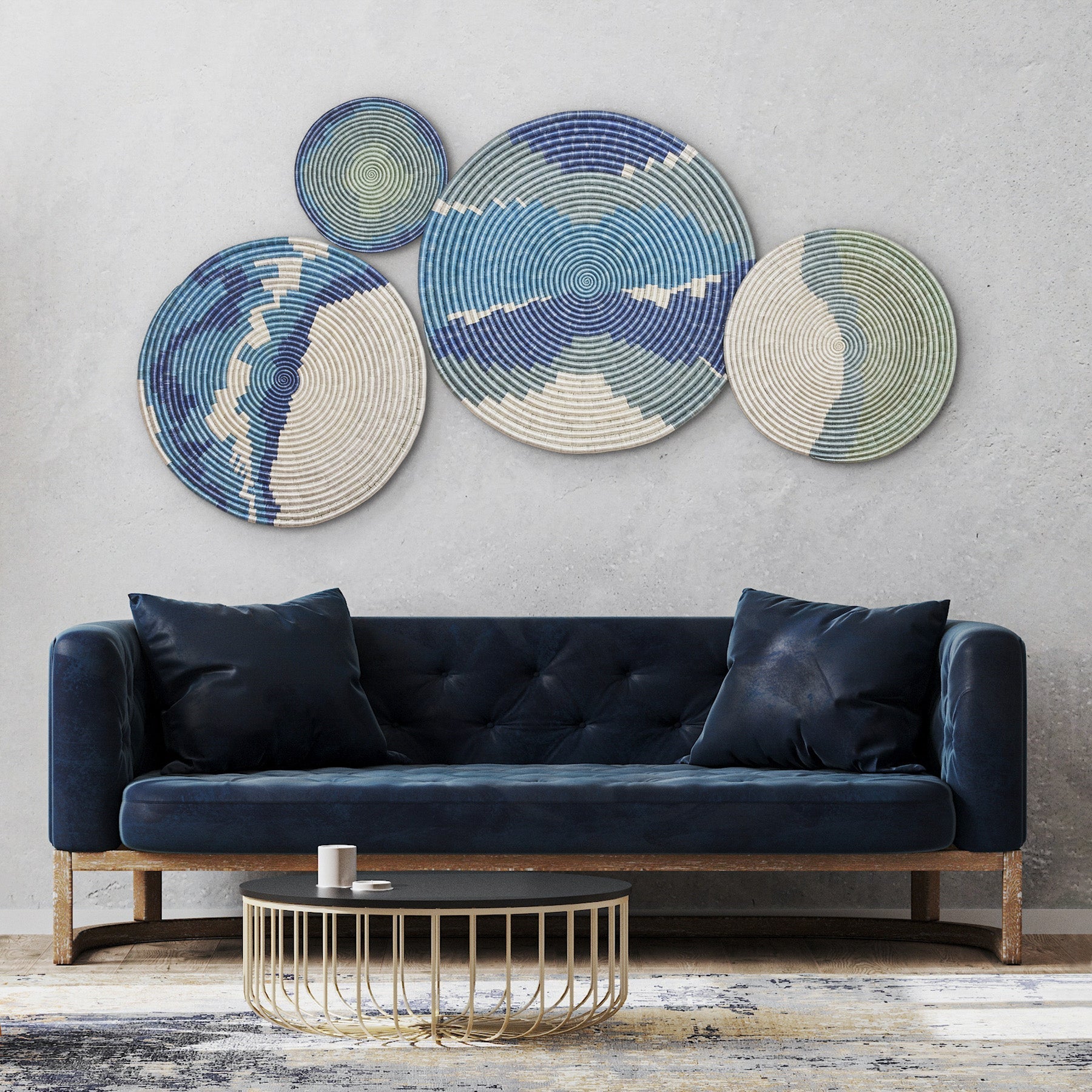 Ambient Blue-Greens - Grand Set - Decor Addict, LLC