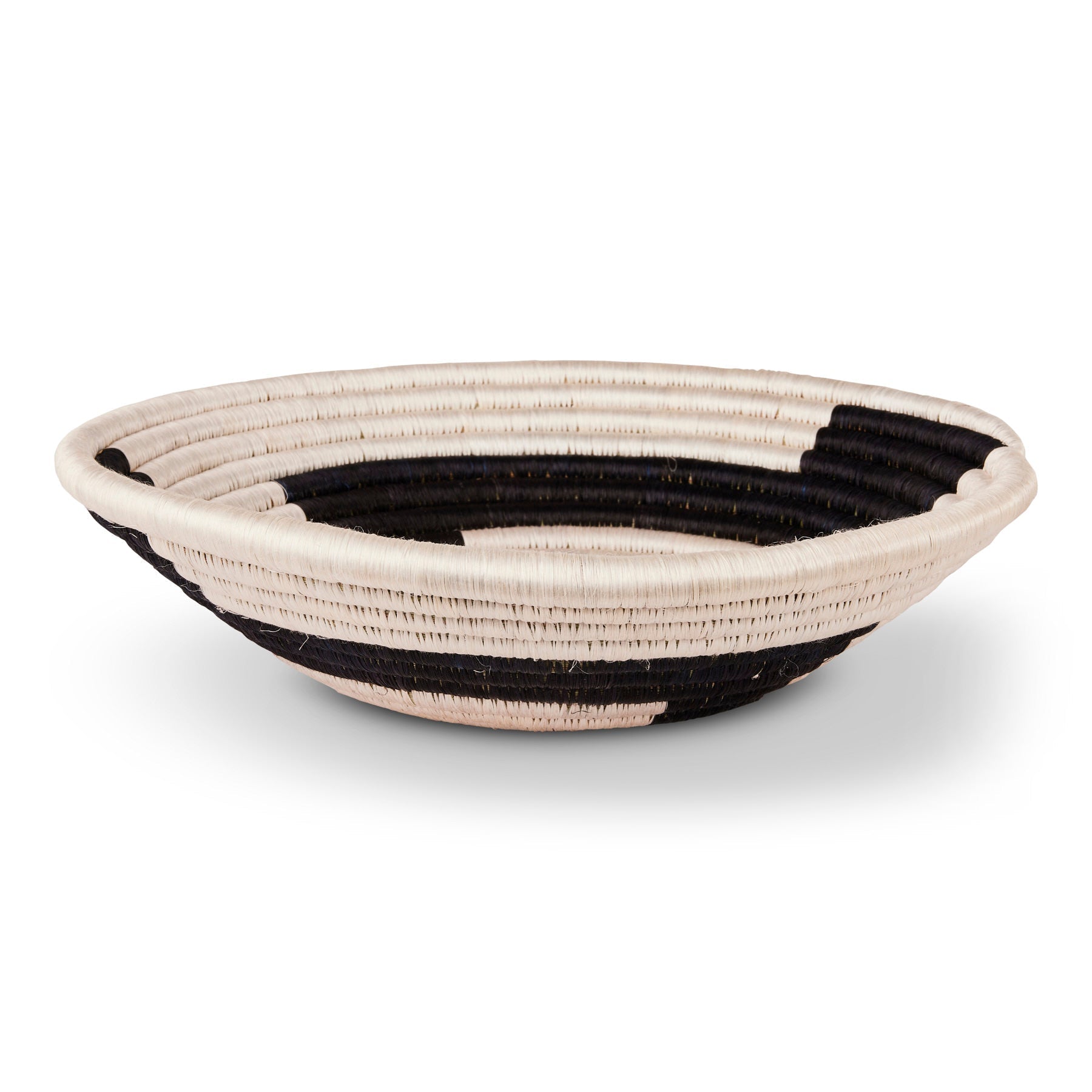 12" Bowl - Bold Black & White - Decor Addict, LLC