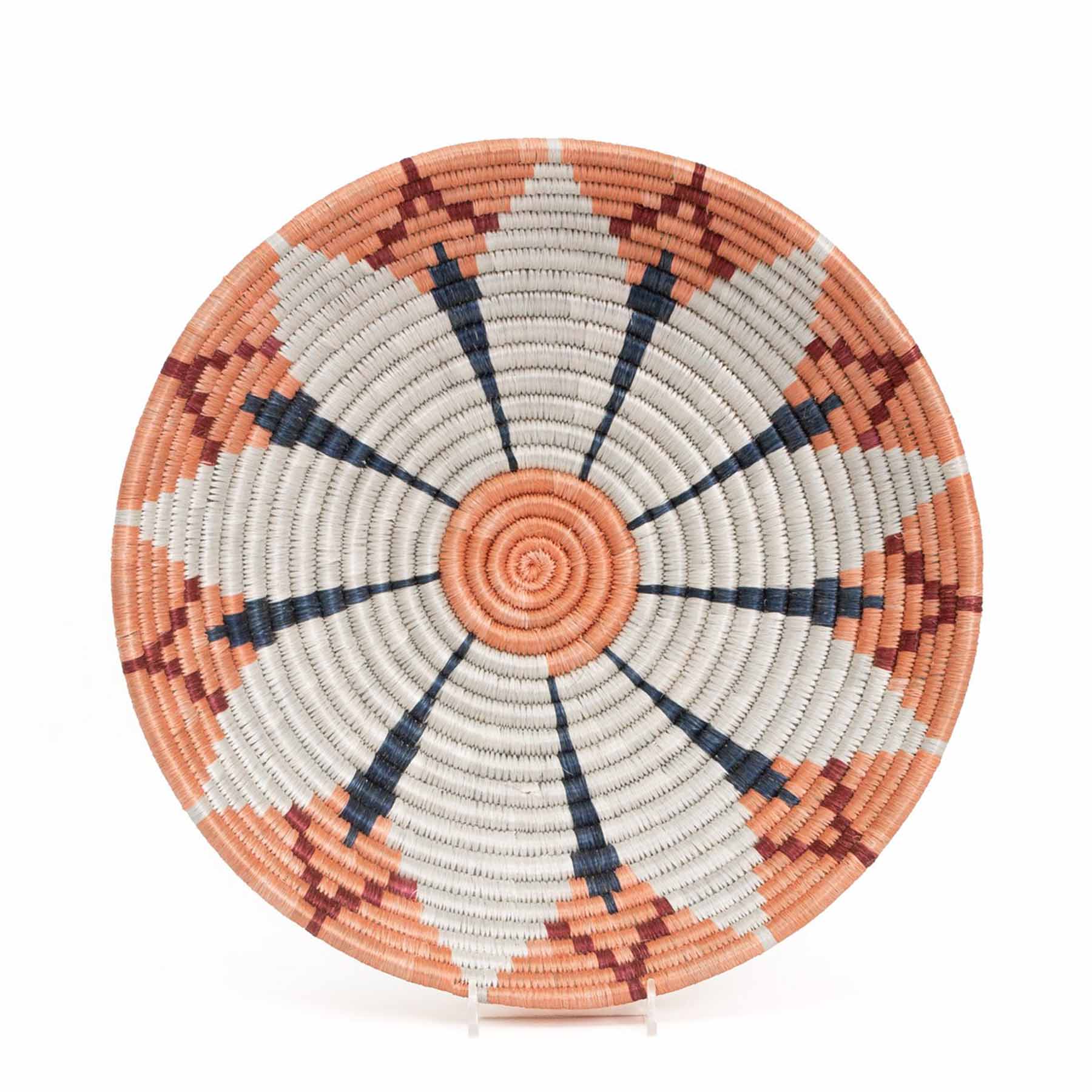 12" Large Apricot Hope Round Basket - Decor Addict, LLC