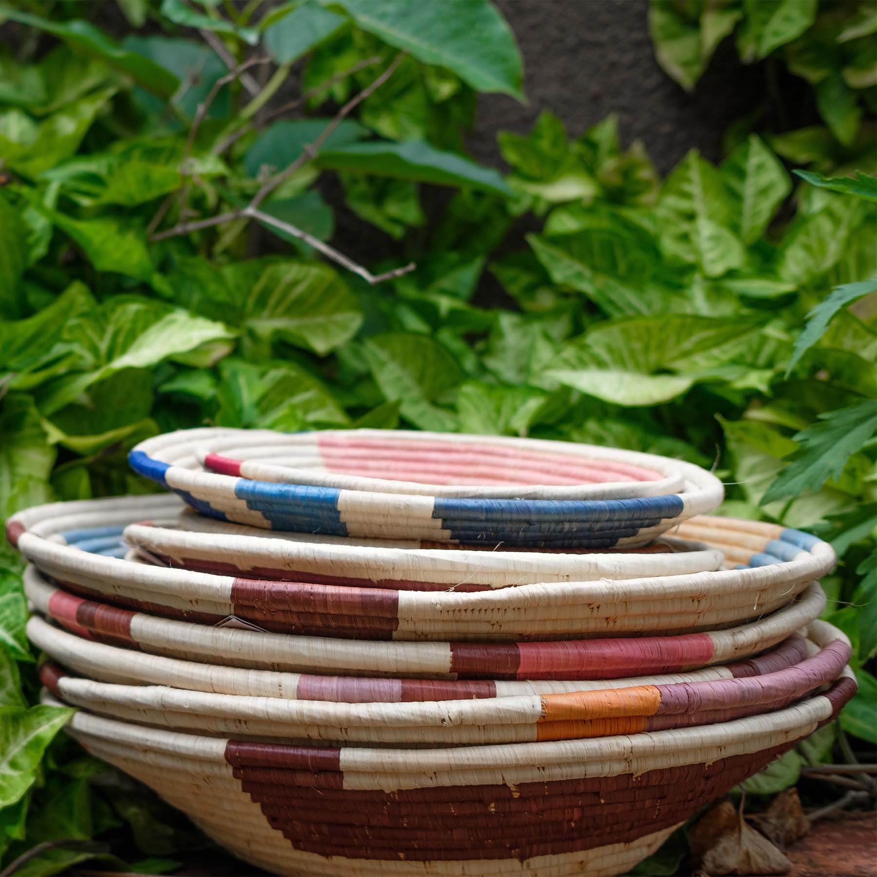 10" Medium Mod Sukari Round Basket - Decor Addict, LLC