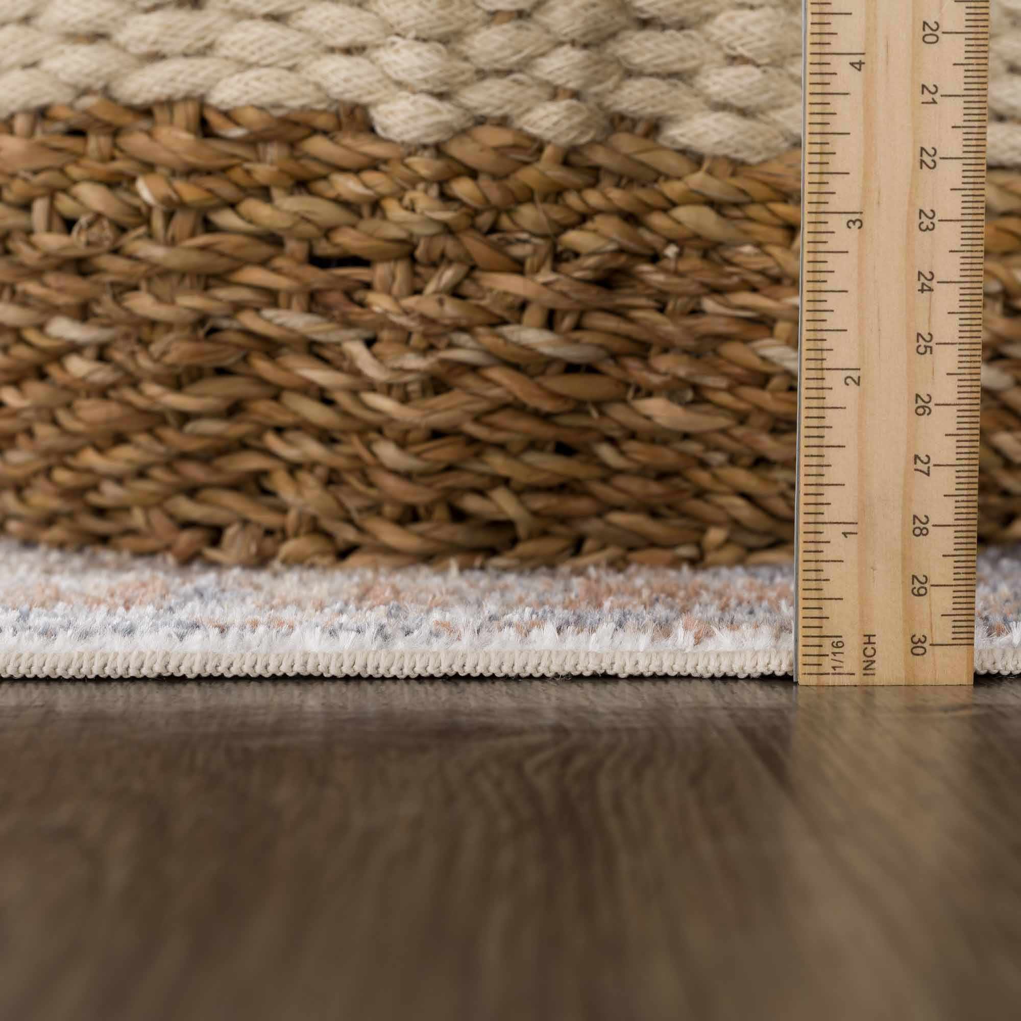 Rust Hera Washable Area Rug - Clearance - Decor Addict, LLC