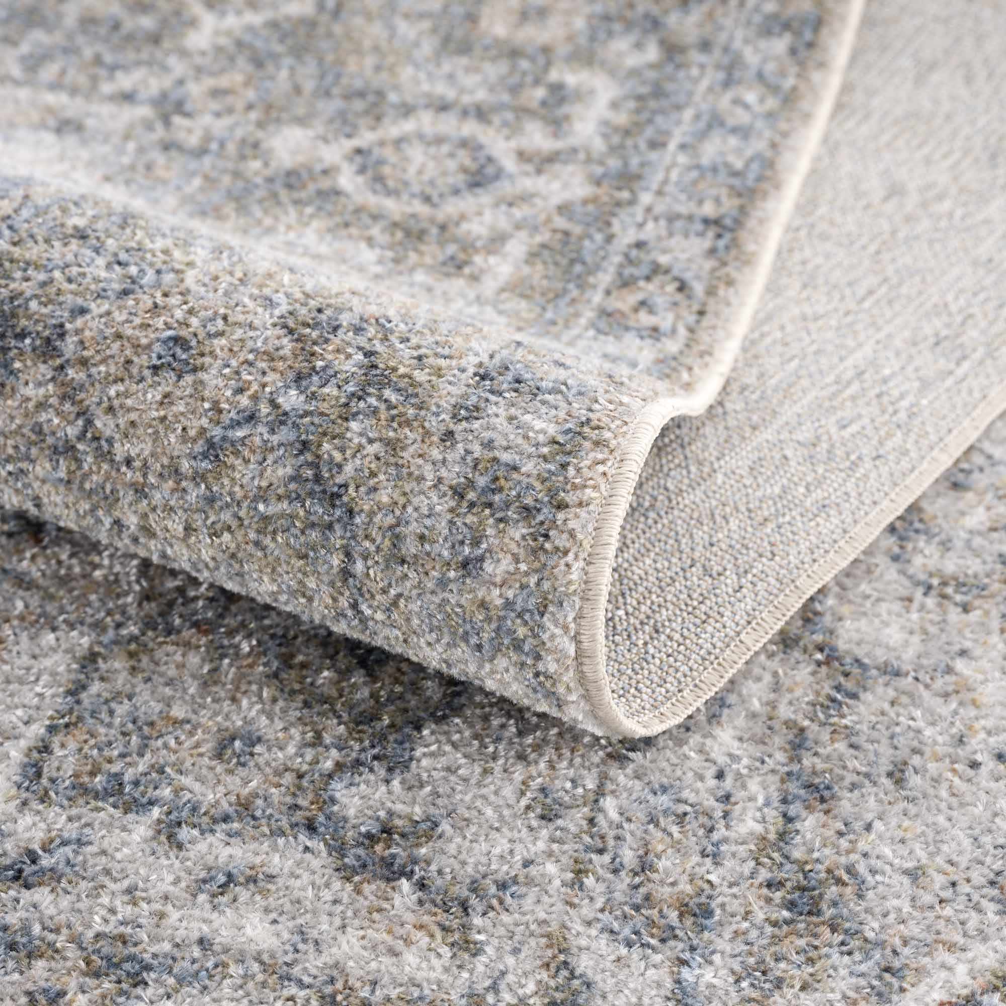 Gael Blue Washable Area Rug - Decor Addict, LLC