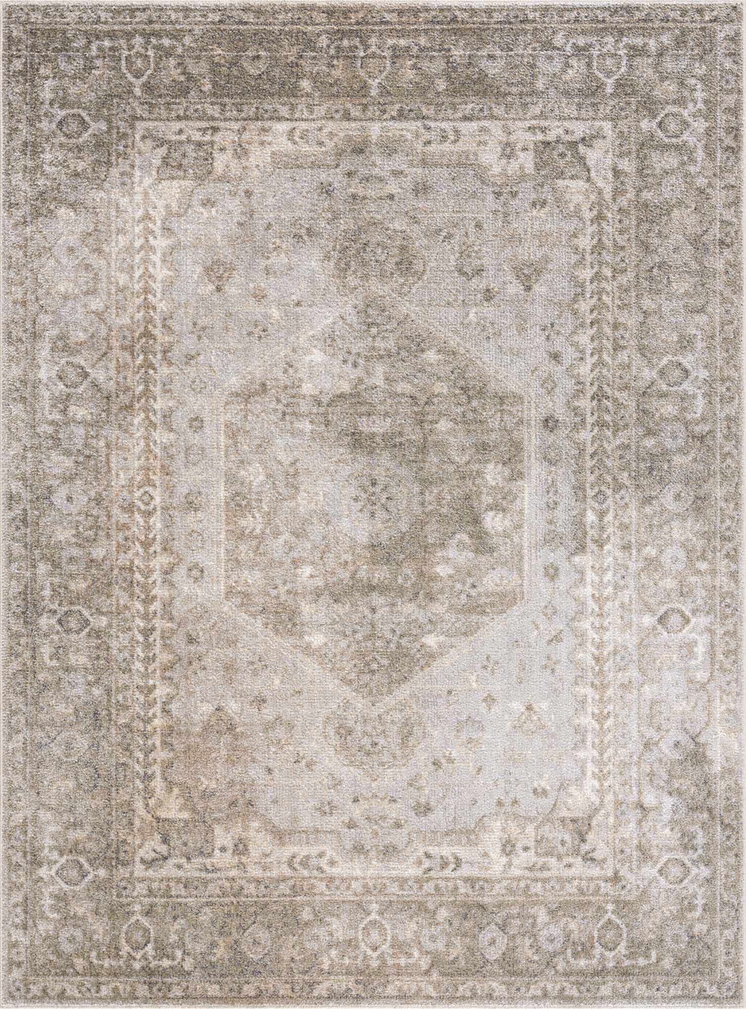 Gael Cream Washable Area Rug - Decor Addict, LLC