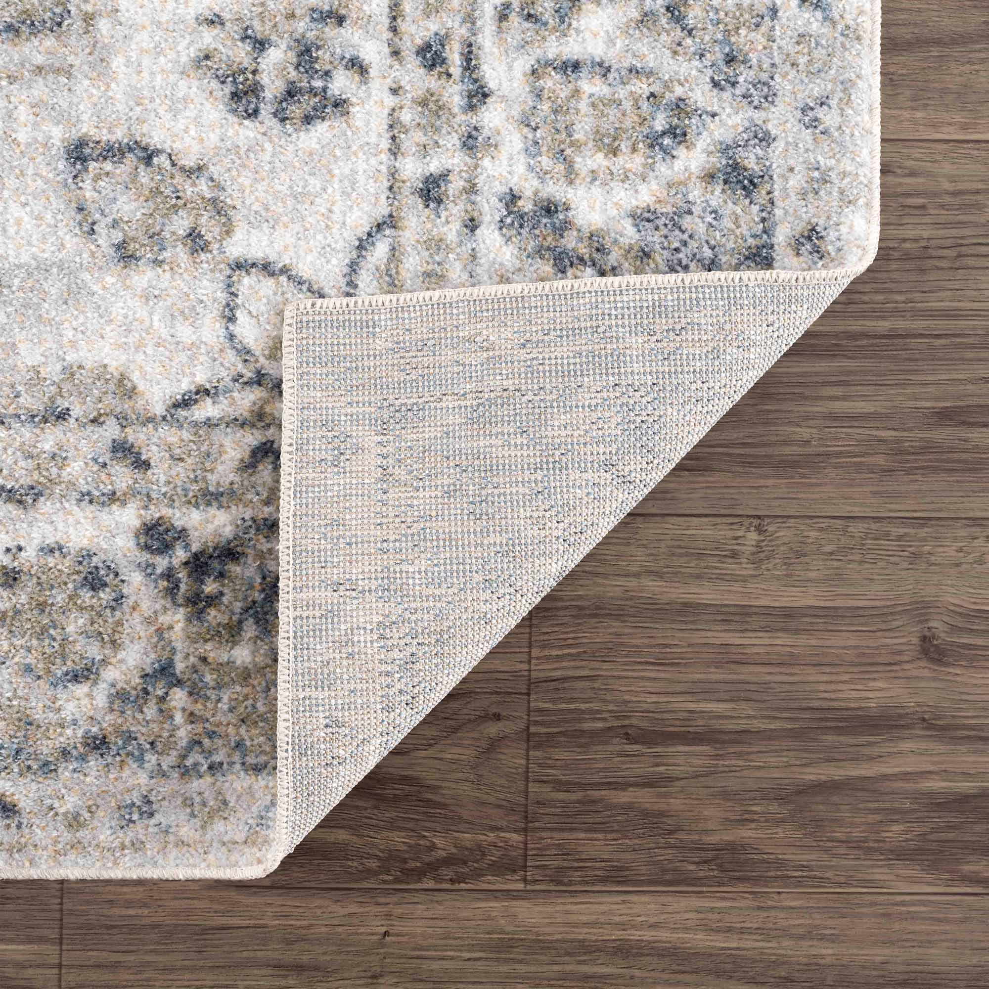 Rudo Blue Washable Area Rug - Decor Addict, LLC