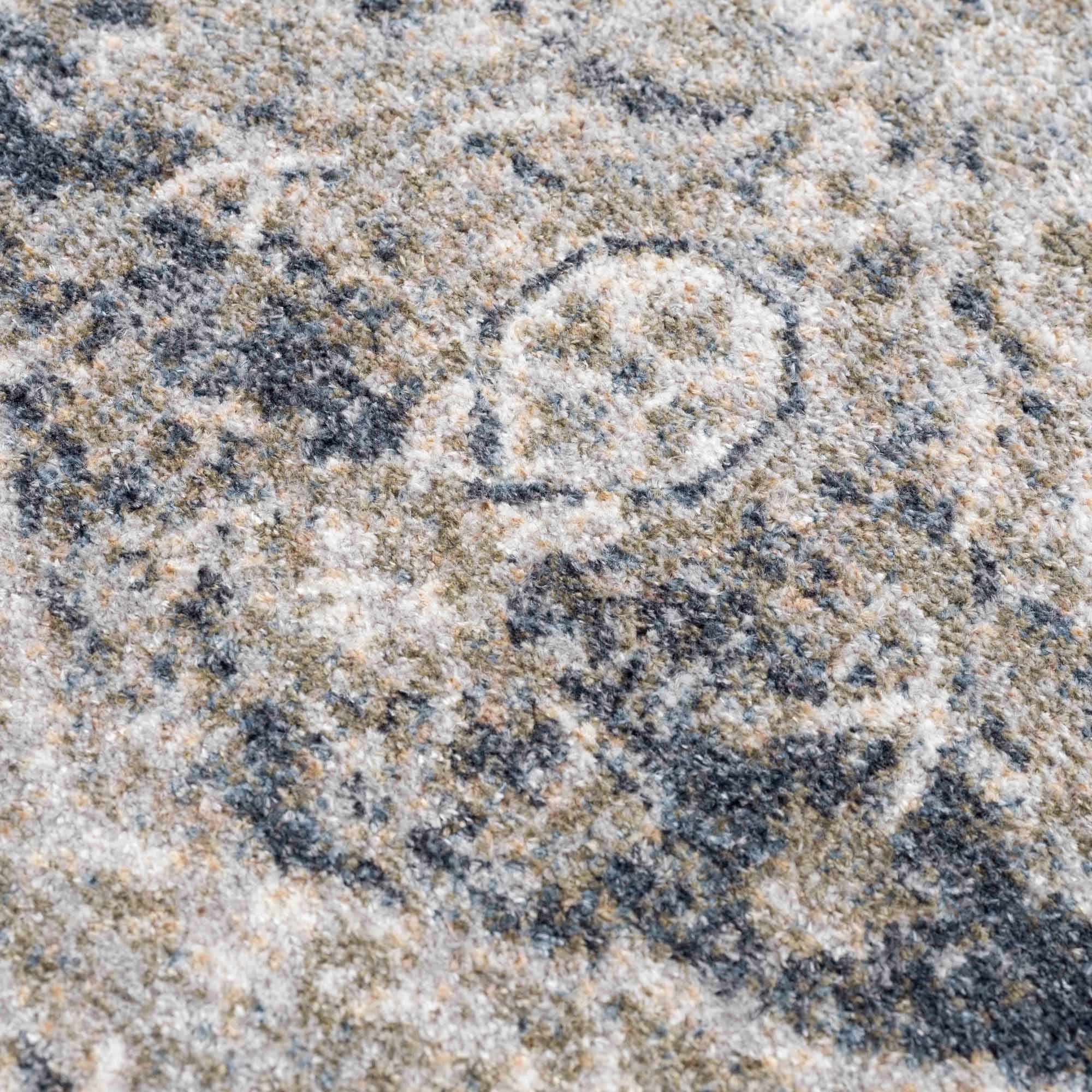 Rudo Blue Washable Area Rug - Decor Addict, LLC