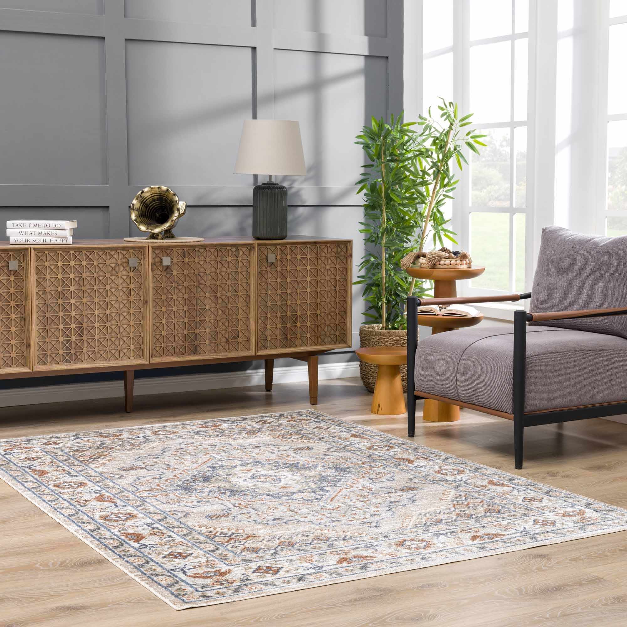 Erez Washable Area Rug - Decor Addict, LLC